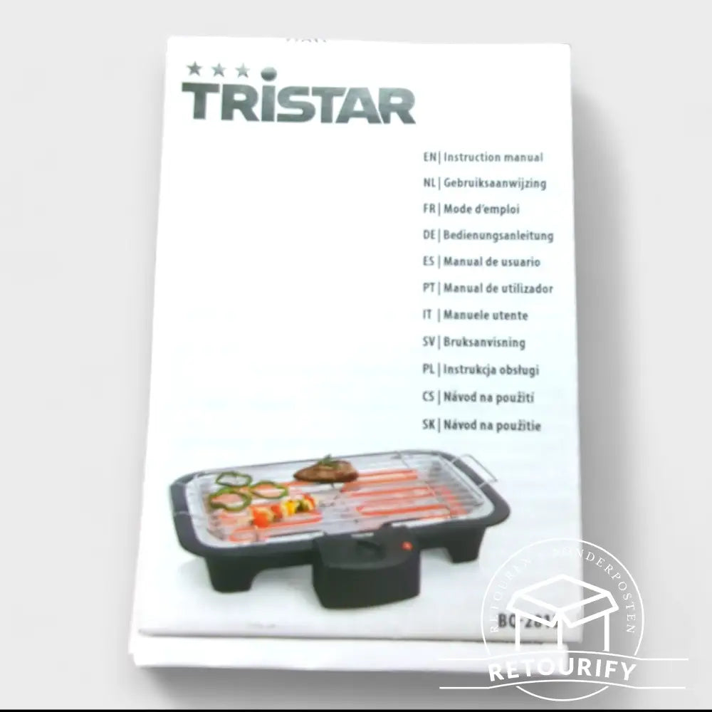 Tristar Elektrischer Tischgrill Electric Table BBQ / 2000 Watt // B-Ware