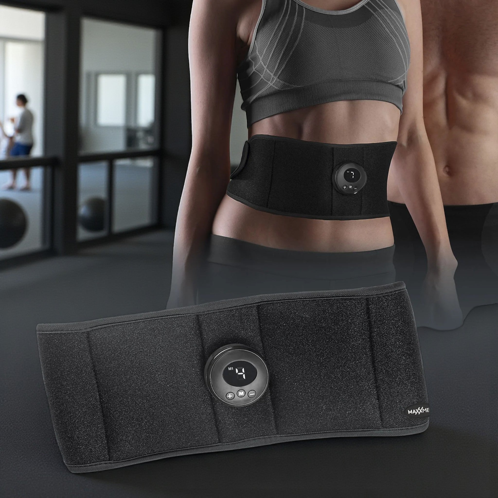 Maxxmee EMS-Gürtel / kabellos / funktioniert ohne Gel und Pads // Neu