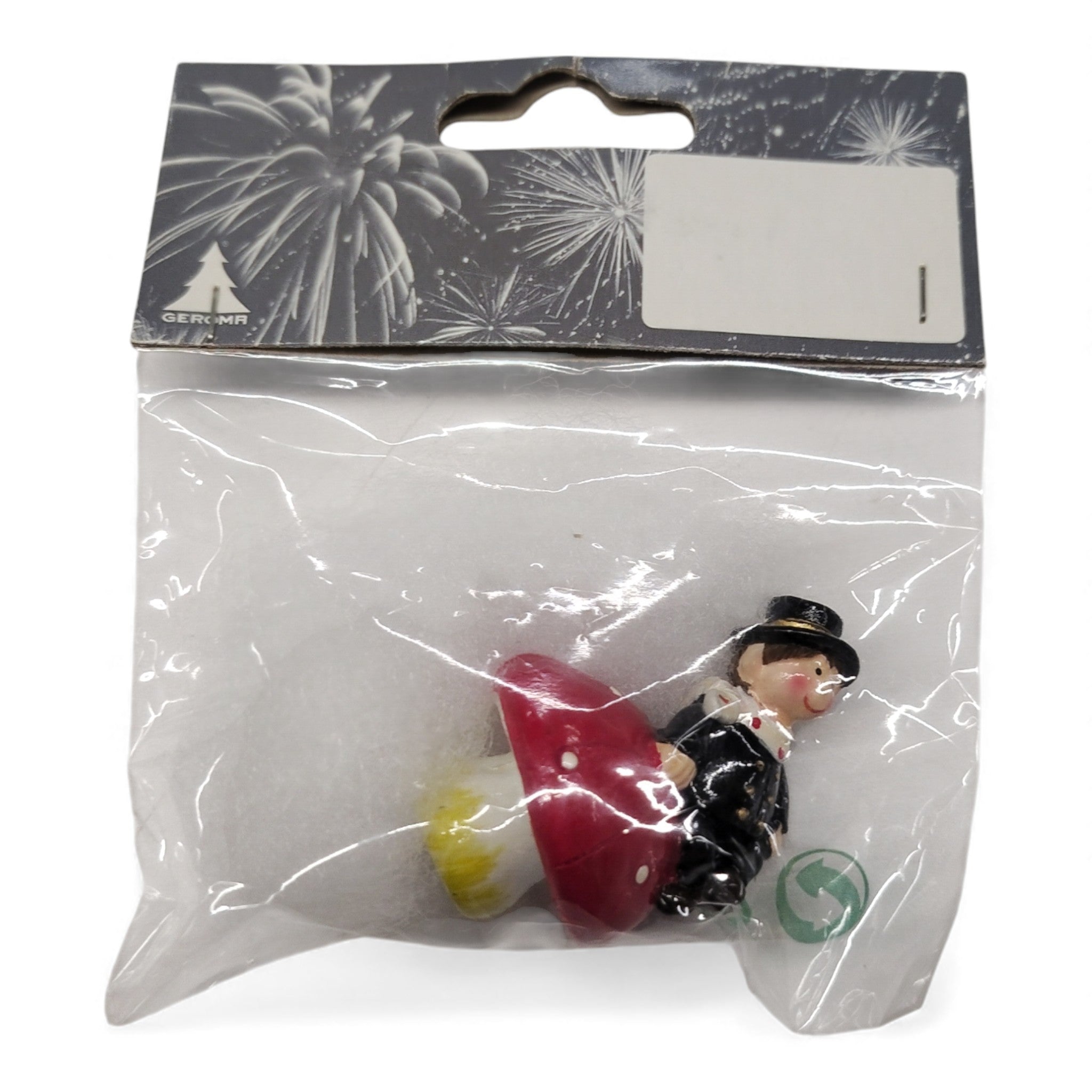 Weihnachtsfigur Glücksbringer Fliegenpilz, ca. 5 cm / Weihnachtsdeko Abverkauf / TOP Neuware und B Ware