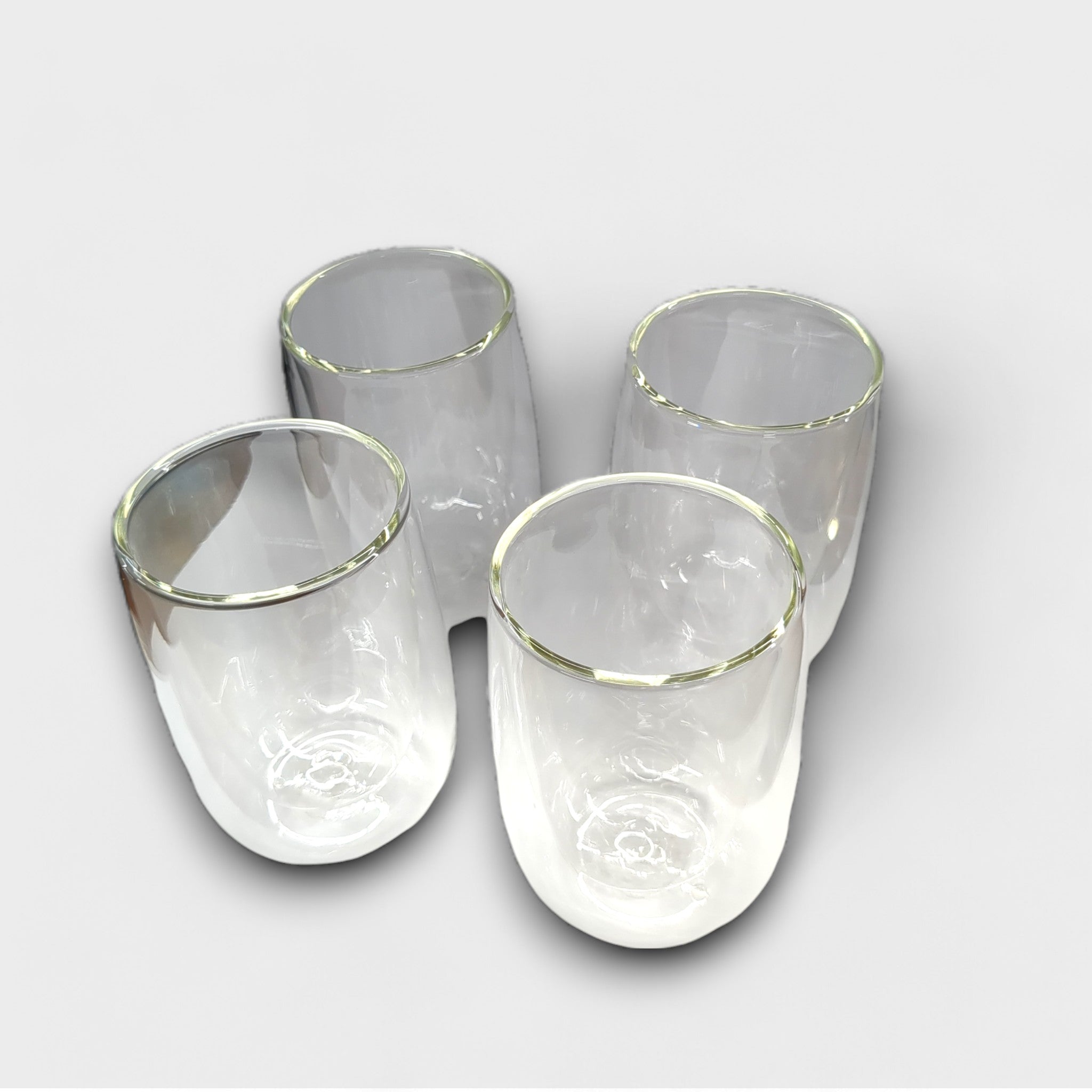 Cosumy Doppelwandiges Gläserset / 4x 250 ml / Borosilikatglas // Neuware bei Retourify e. K.