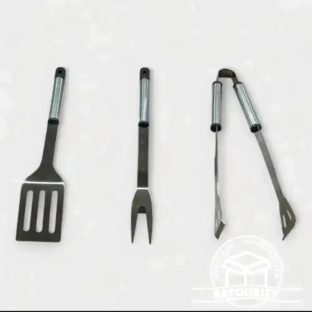 Grillbestecke Grillbesteck - Set Emil Lux / Edelstahl / robust / B - Ware steht im Laden von Retourify