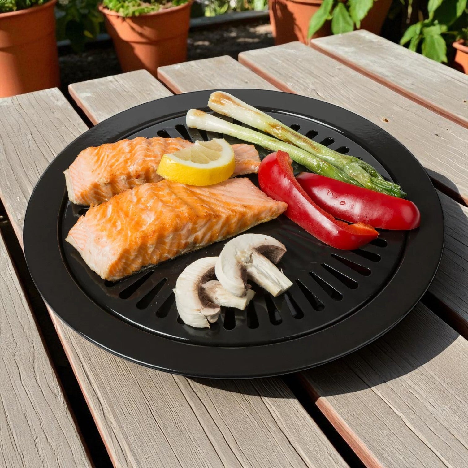 Imex Grill Platte für portable Gasöfen / 30,5 / 25 cm Durchmesser / Neu! bei Retourify e. K.