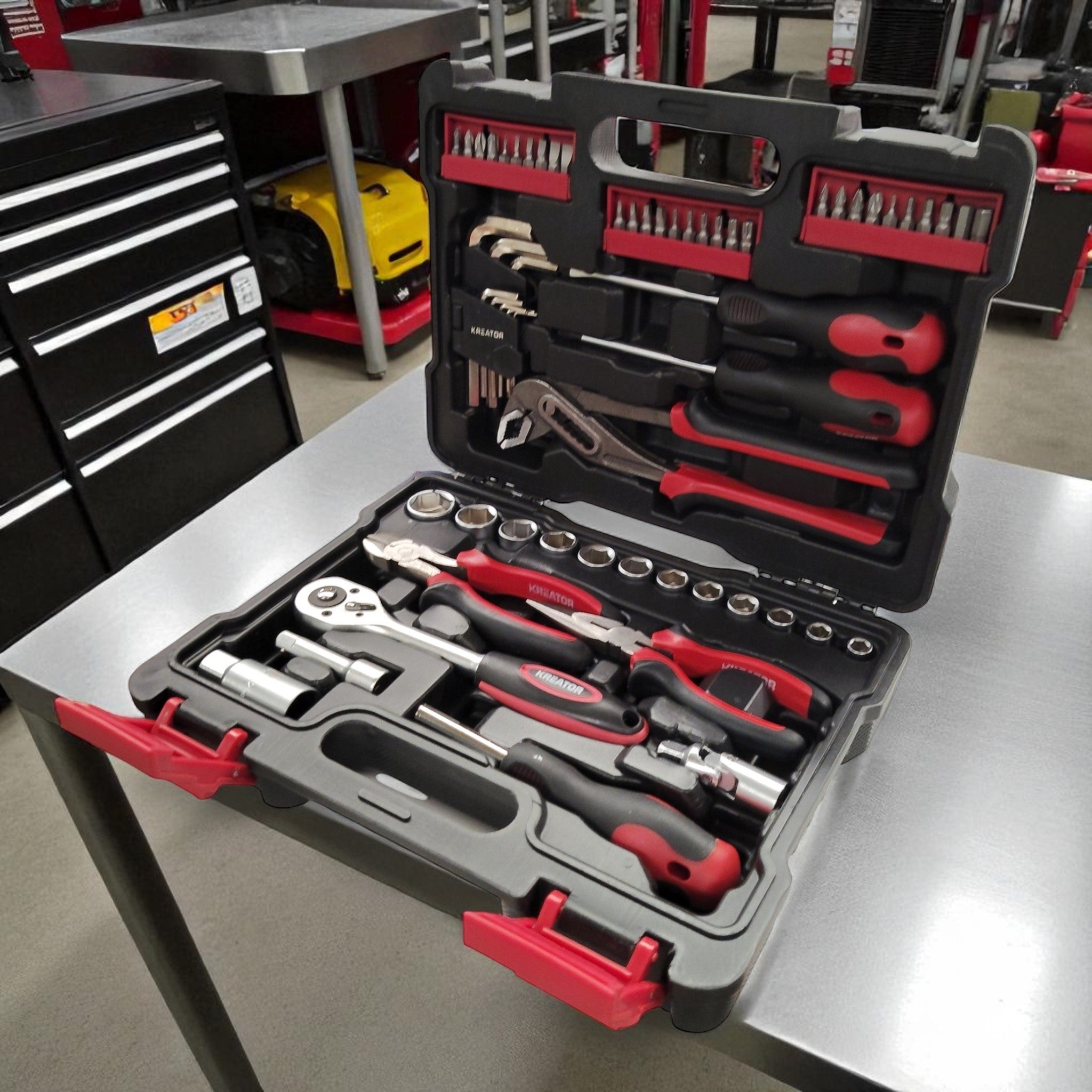 KREATOR 61 - teiliges Werkzeugset im Koffer / kompakter Koffer // Neuware! bei Retourify e. K.
