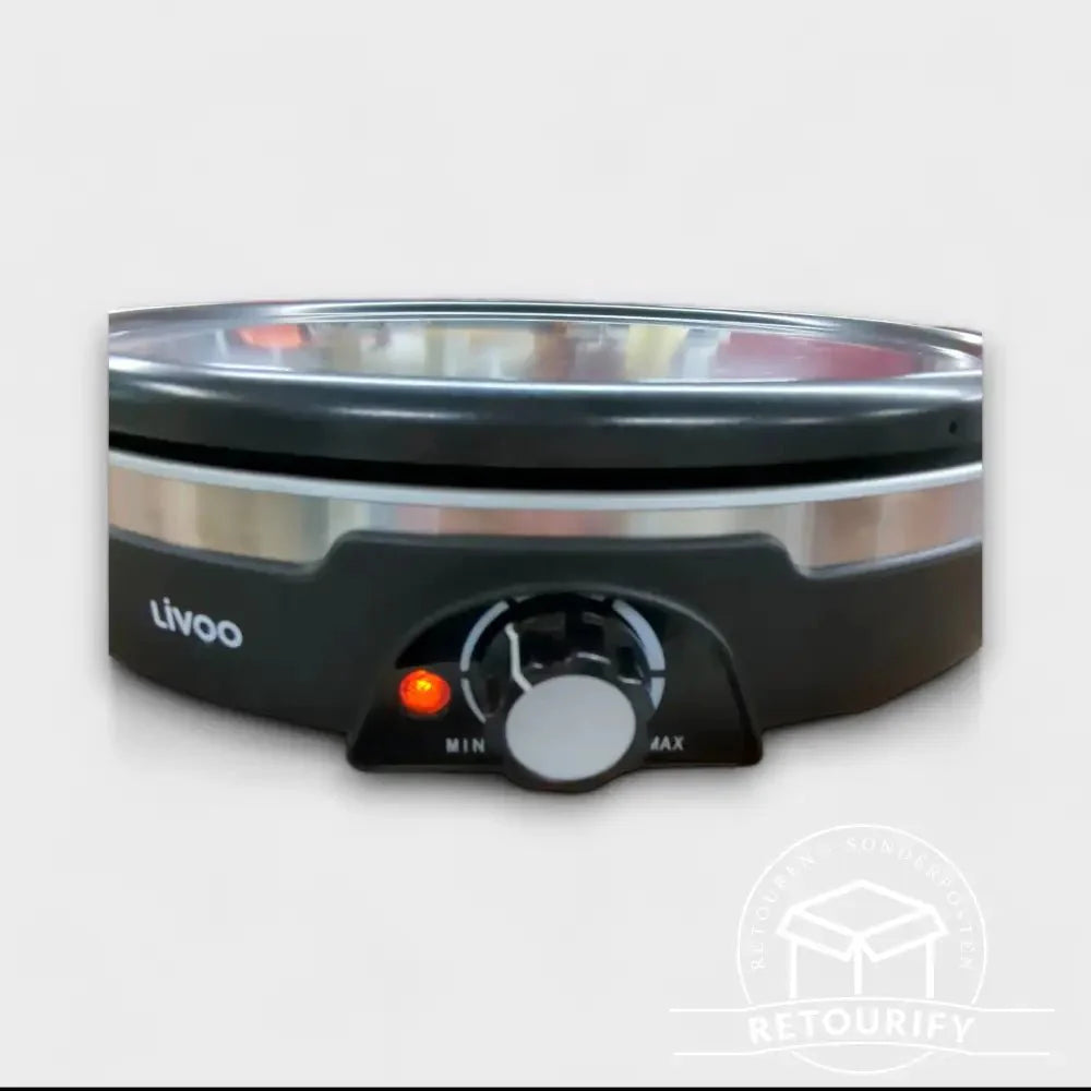 Crepemaker Livoo Crepesmaker Crepesmaschine / 38 cm Antihaftplatte // C Ware steht im Laden von Retourify