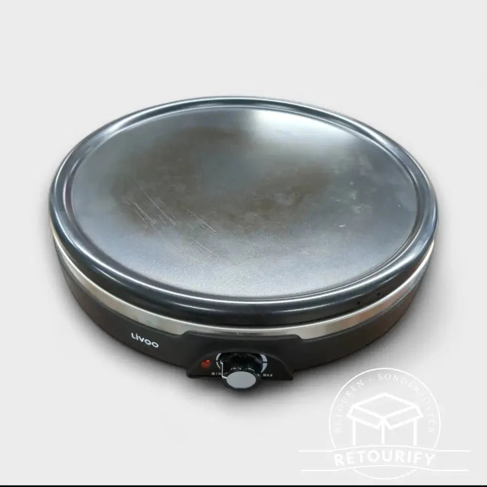 Crepemaker Livoo Crepesmaker Crepesmaschine / 38 cm Antihaftplatte // C Ware steht im Laden von Retourify