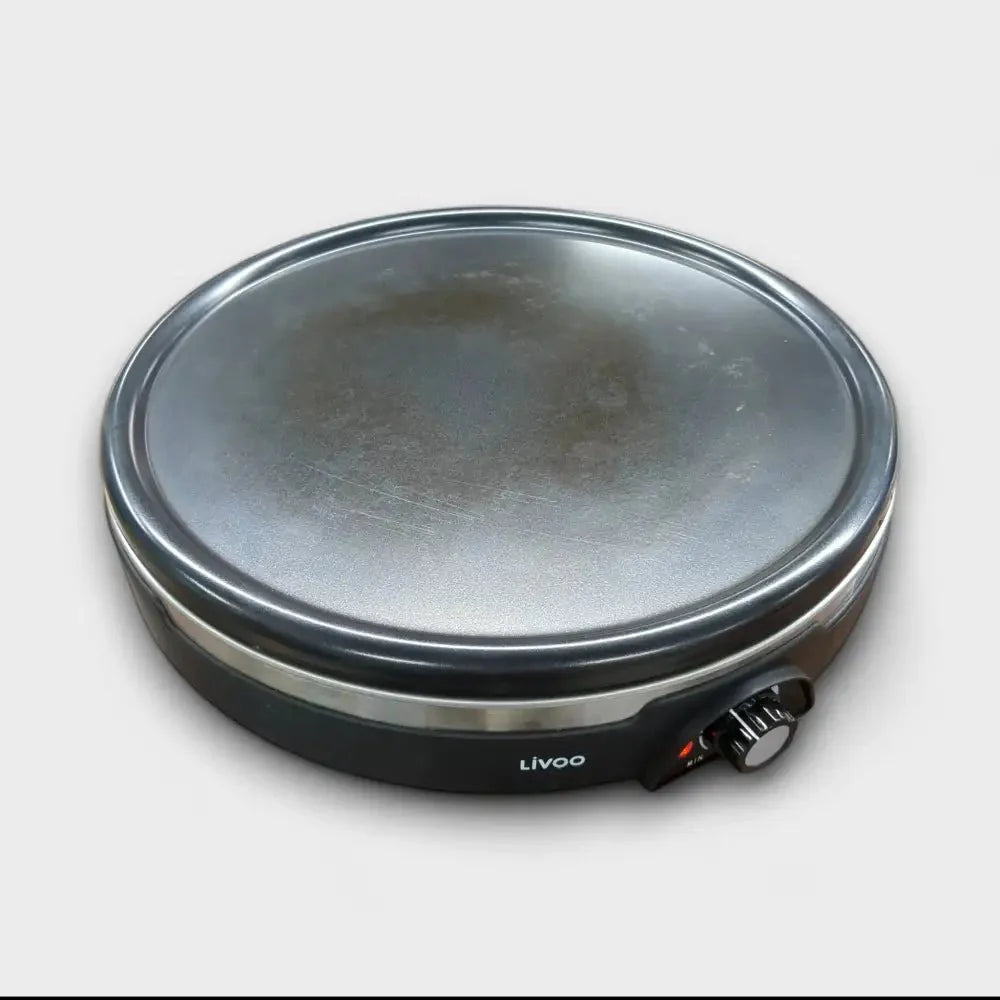 Crepemaker Livoo Crepesmaker Crepesmaschine / 38 cm Antihaftplatte // C Ware steht im Laden von Retourify