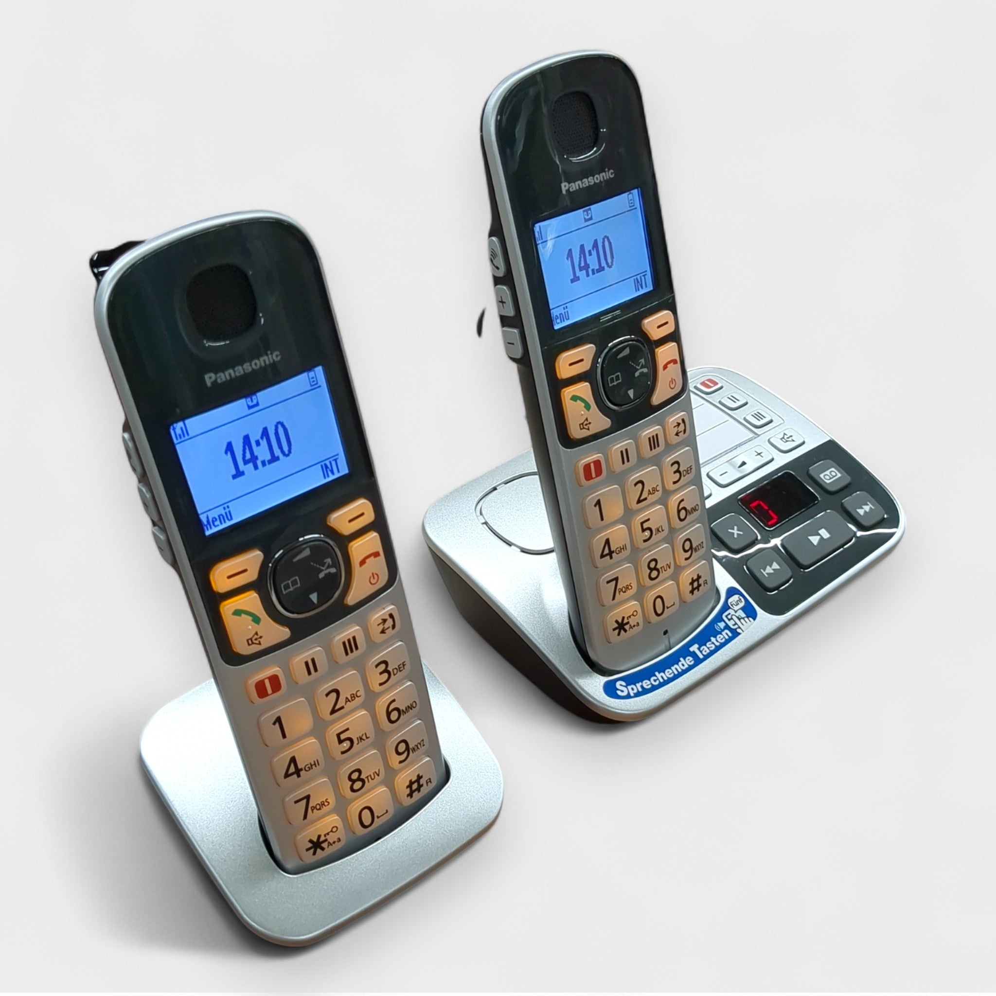 Panasonic KX - TGE522 Duo Schnurlostelefon für Familie und Senioren / Hörgerätekompatibel // B Ware bei Retourify e. K.