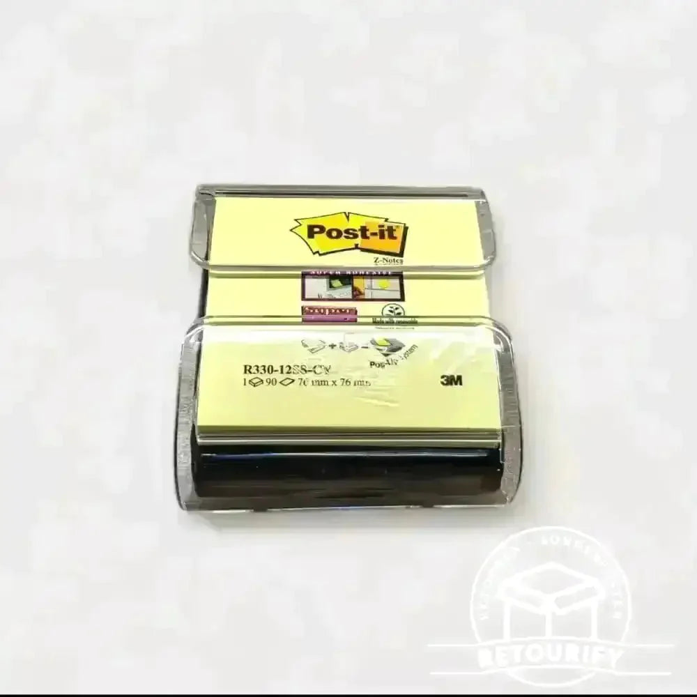 Post - It Spender Post - it Z - Notes Pro Abroller, Schwarz / inkl. 1 Block Super Sticky Z - Notes / Neuware! steht im Laden von Retourify