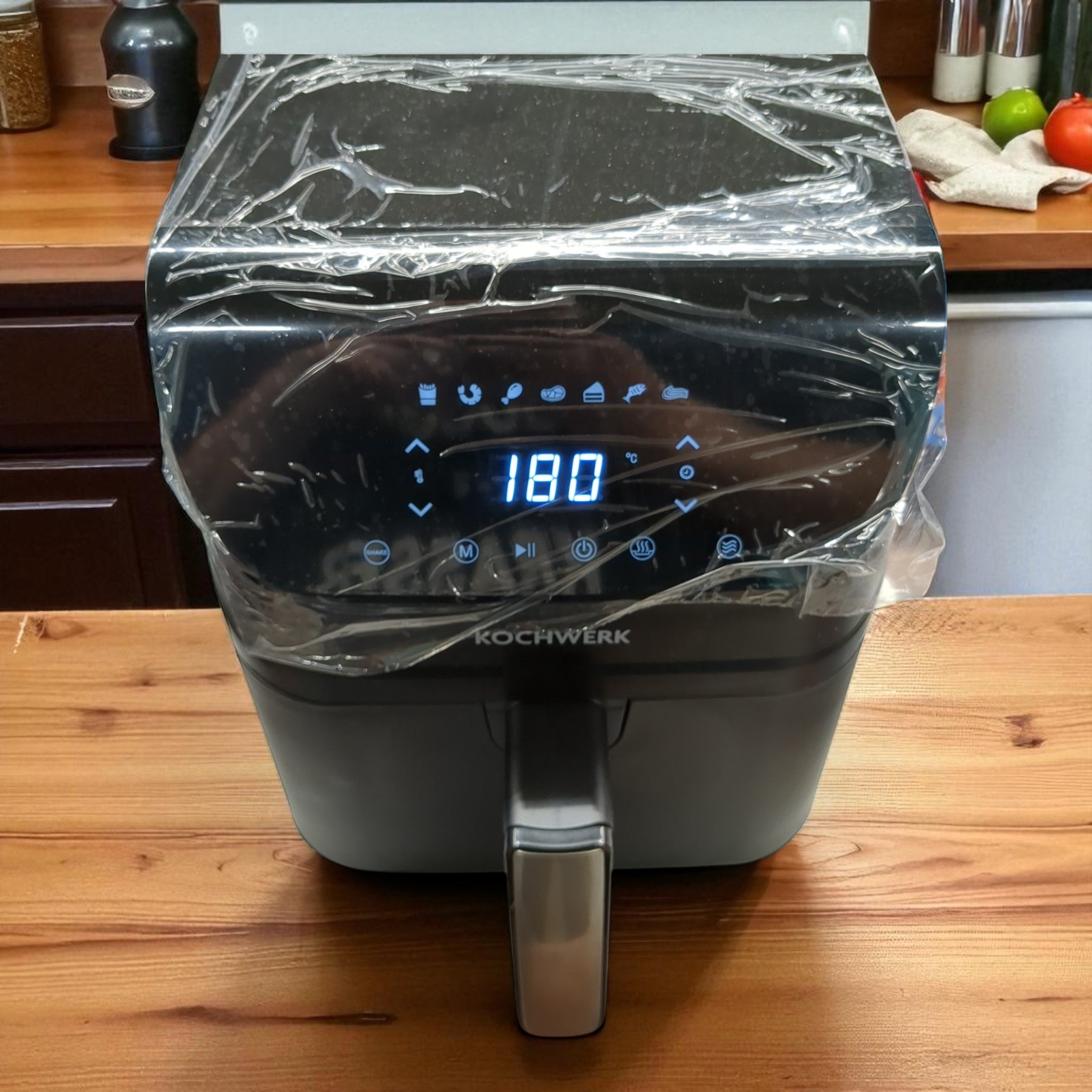 Rachs Heißluftfritteuse von Kochwerk, 1400 Watt, sieben Programme / TOP B Ware bei Retourify e. K.