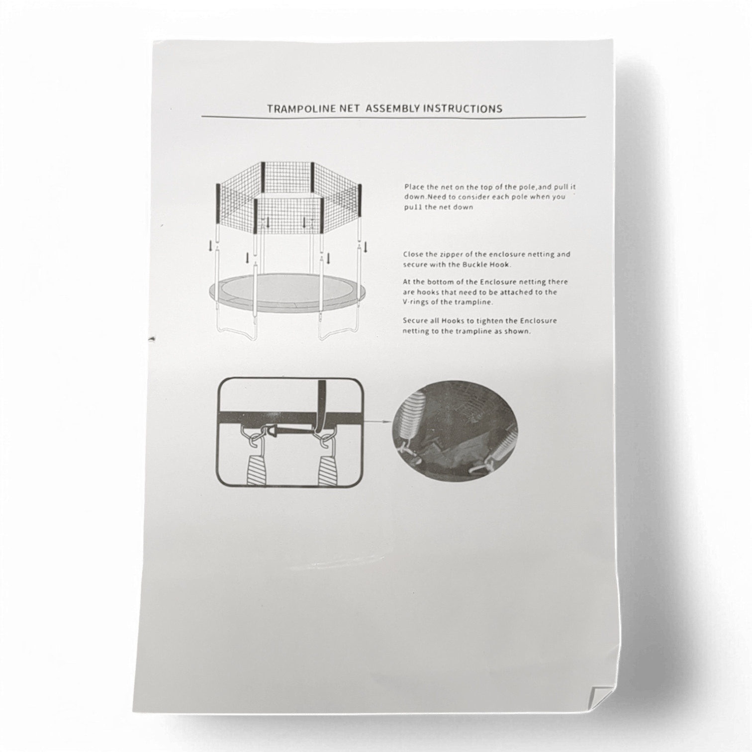Trampolin Netz Ersatznetz Sicherheitsnetz / verschiedene Größen // Neuware bei Retourify e. K.