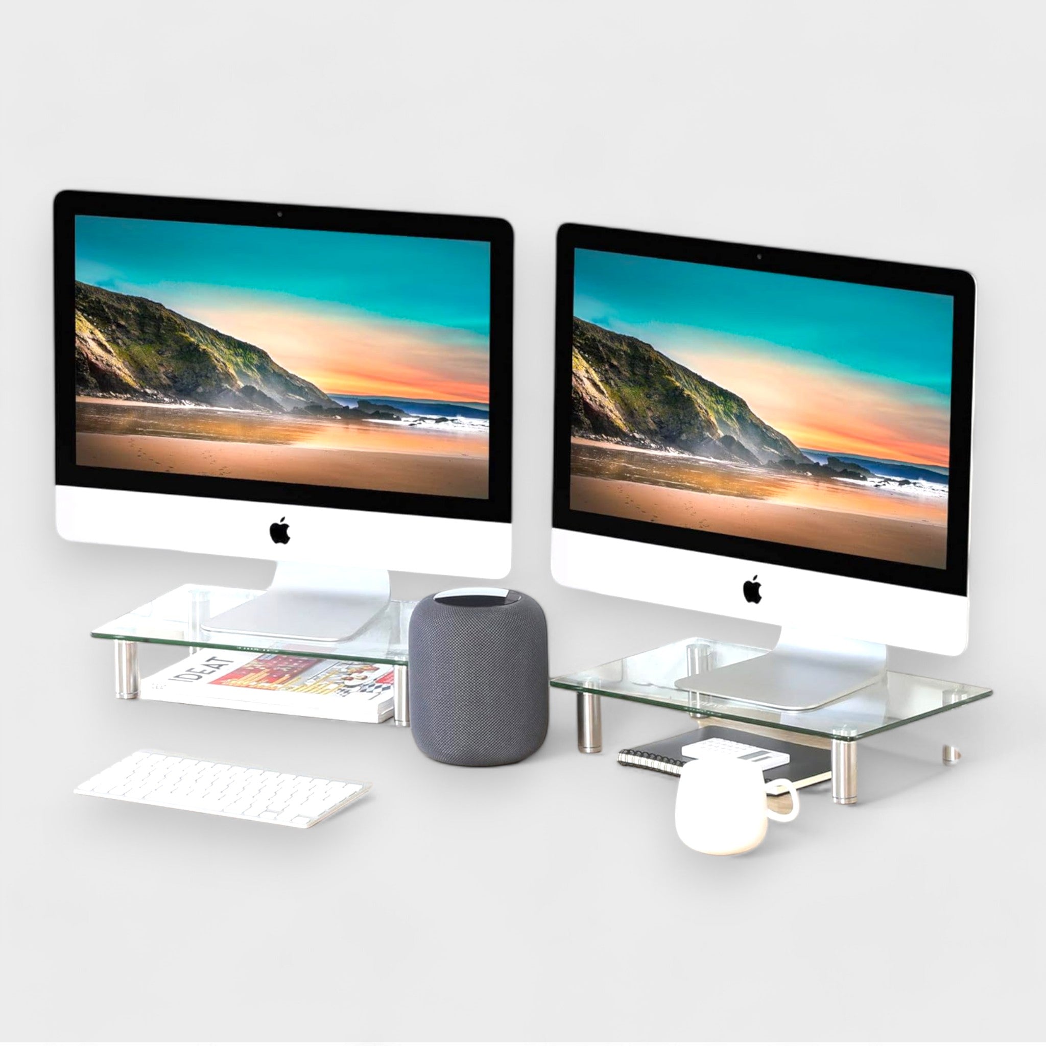 2x Fitueyes Monitorerhöhungen, sehr stylisch // Neuware! bei Retourify e. K.