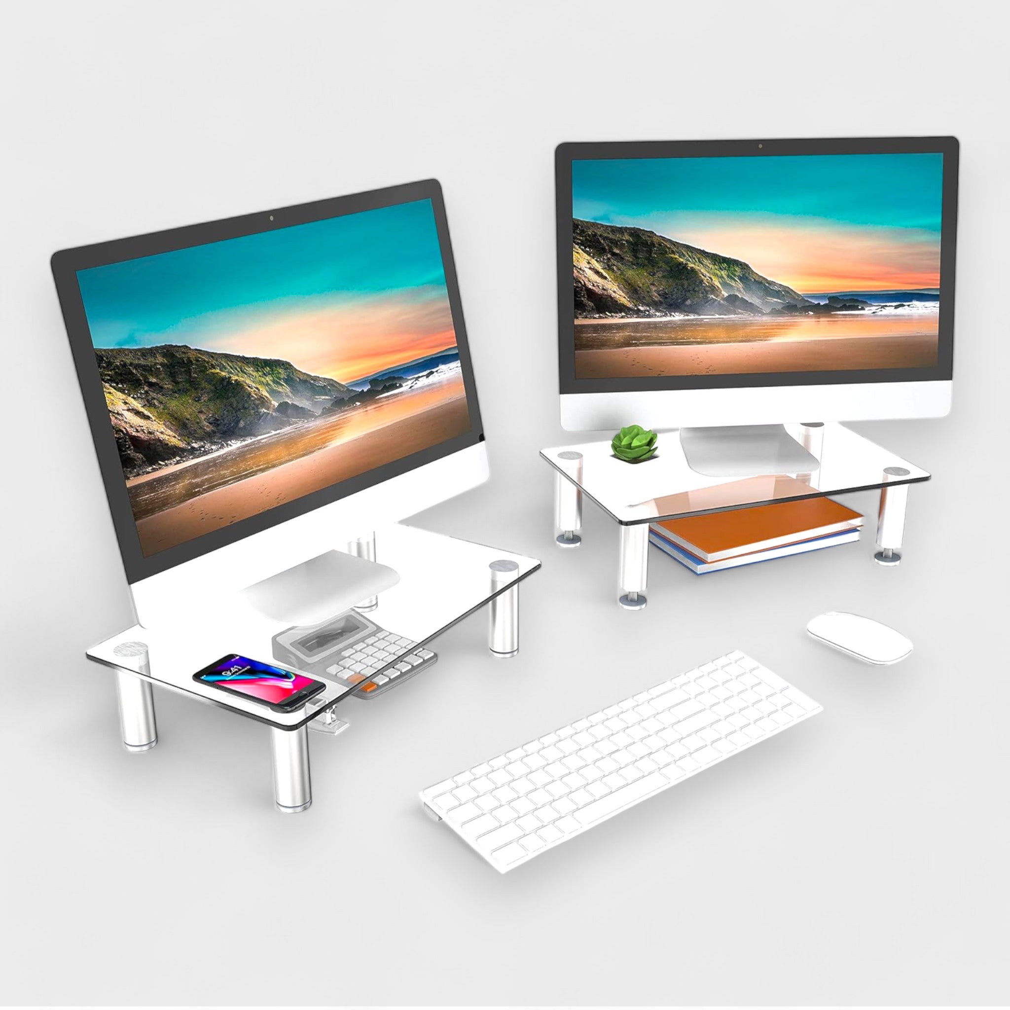 2x Fitueyes Monitorerhöhungen, sehr stylisch // Neuware! bei Retourify e. K.