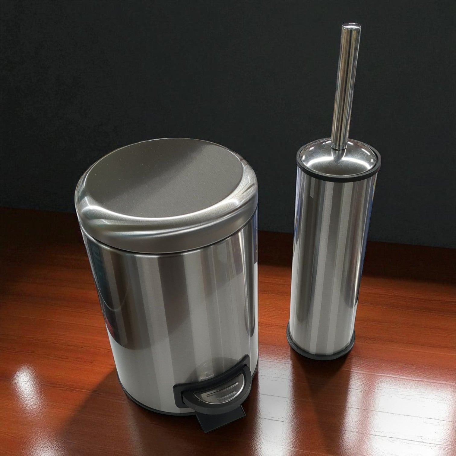 3 Liter Abfalleimer und Toilettenbürste Set von Belassa (Elit Serie), Neu bei Retourify e. K.