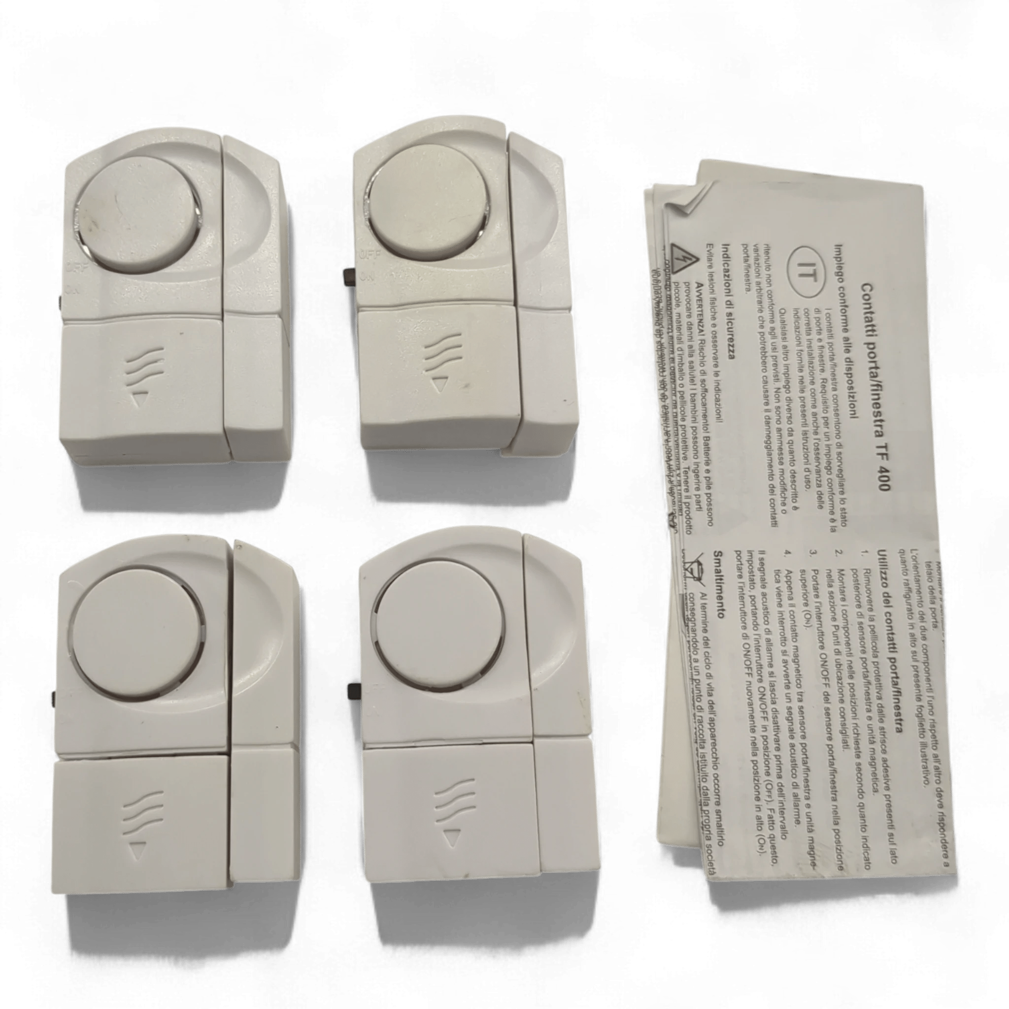 3er Bundle: Olympia TF 400 Tür - /Fensteralarm NEU + 1 gebrauchtes Set gratis dazu bei Retourify e. K.