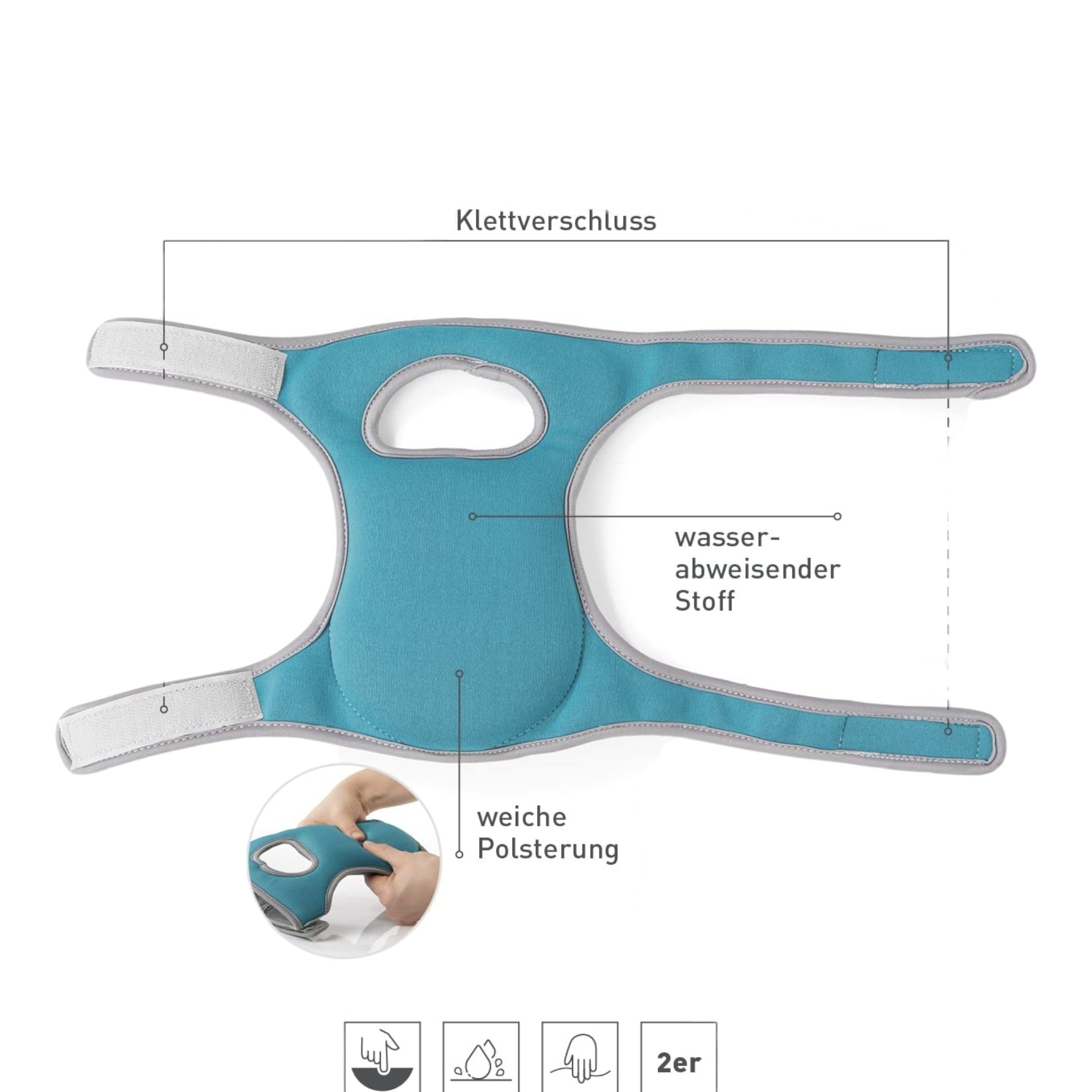 Garvida Knieschoner für den Garten 2er Set / waschbar // Neu