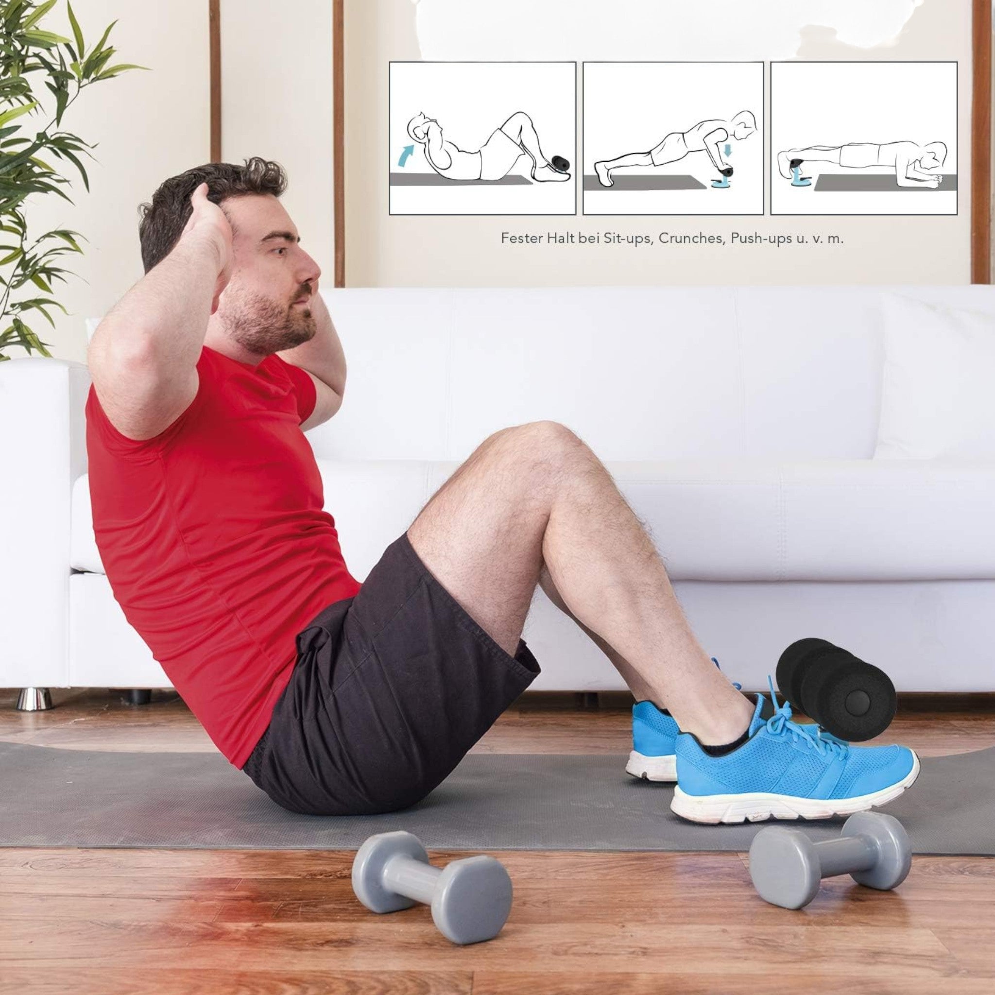 Maxxmee Sit-up Assistent / Bauchtrainer und Armmuskel Trainer // Neu!