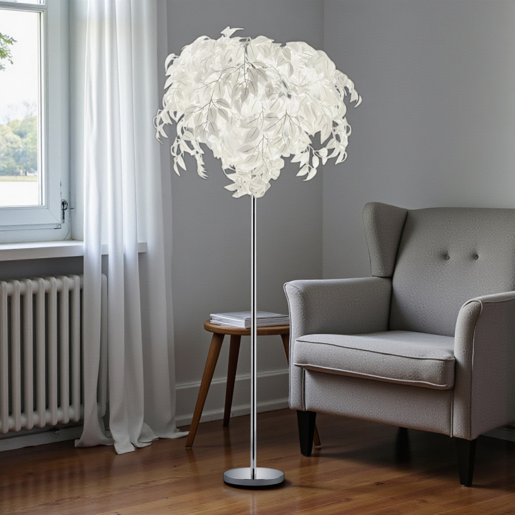 Reality Stehleuchte Leavy / Chrom 1800 mm x 700 mm x 700 mm / B Ware