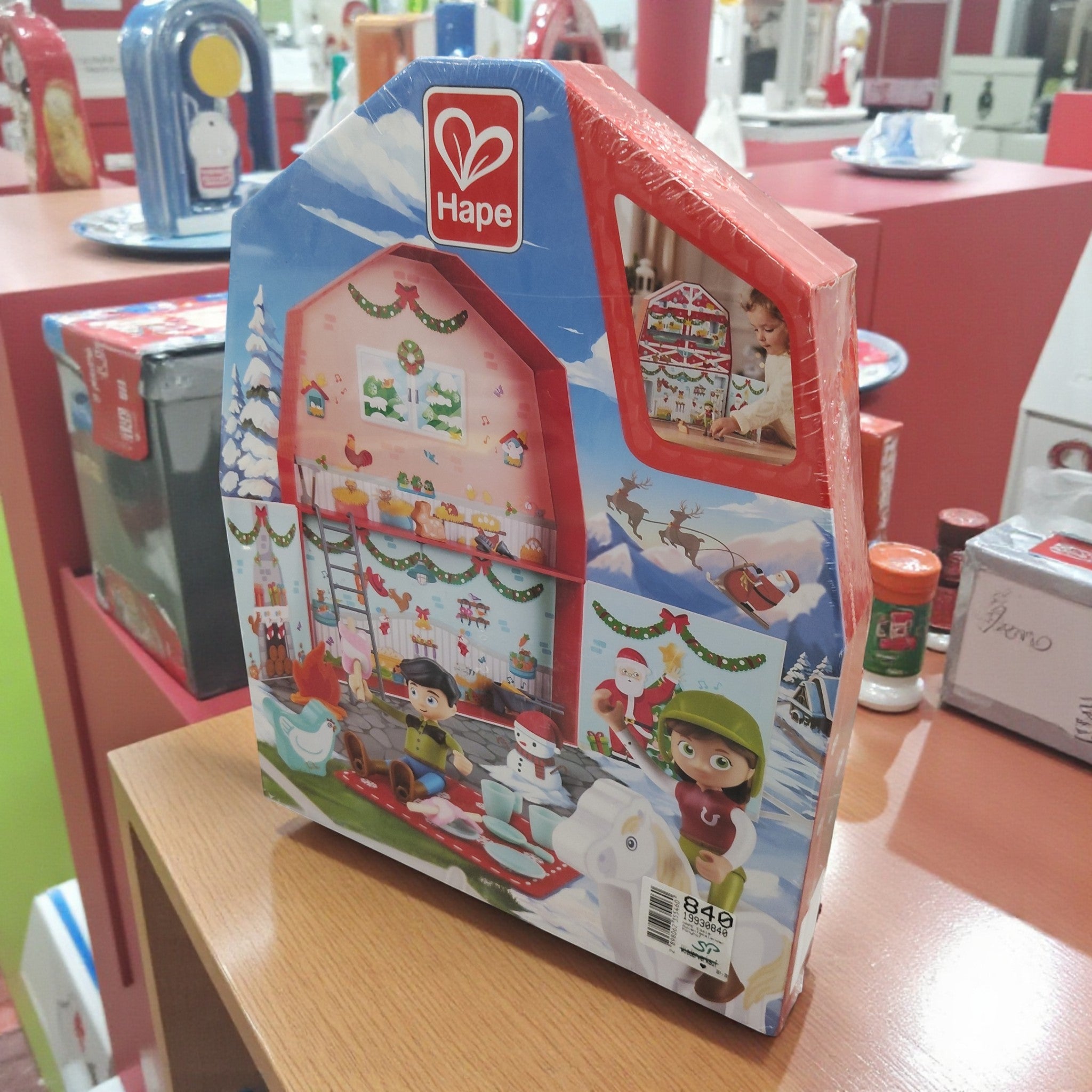 Hape Adventskalender " Weihnachten im Stall" E3410 // Neu