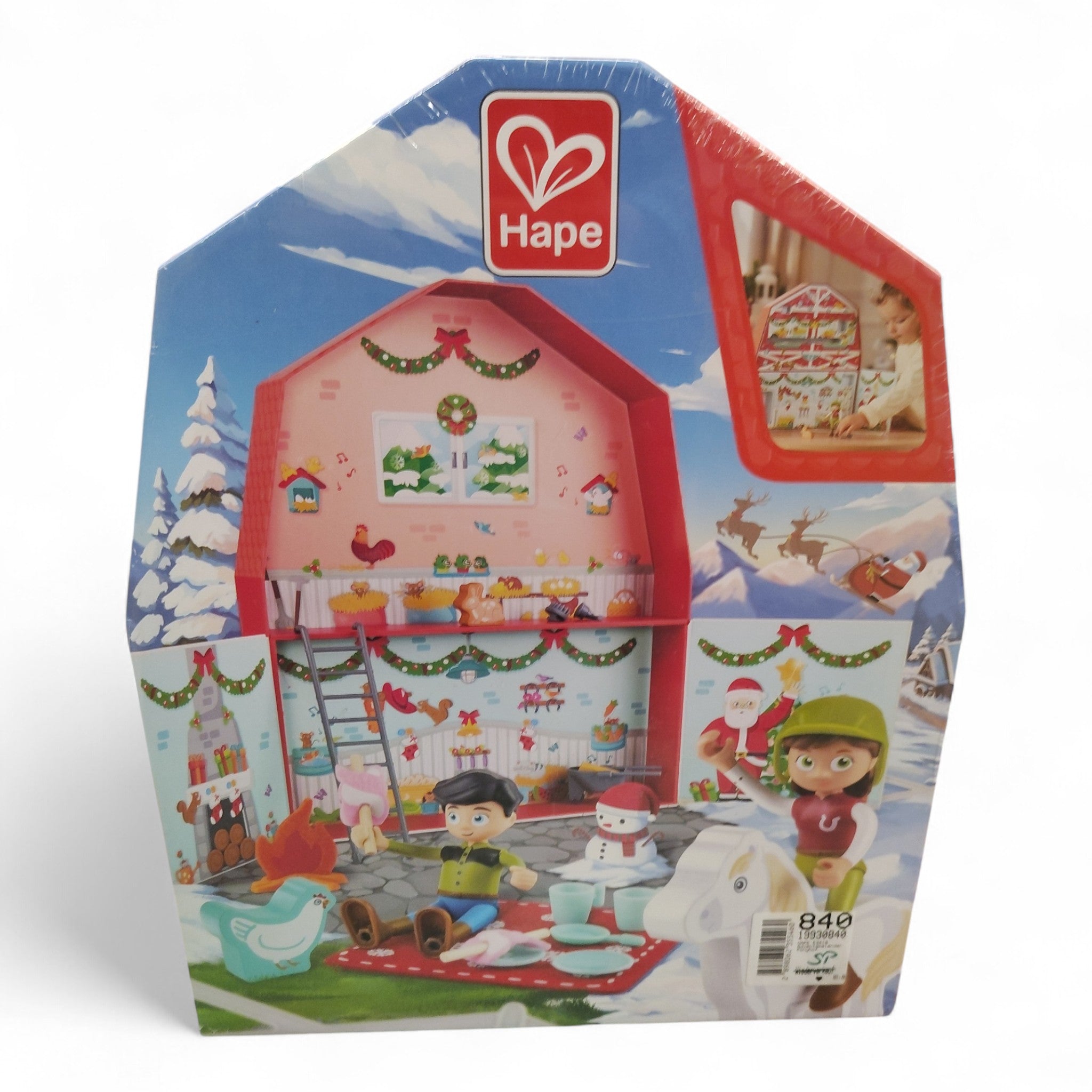 Hape Adventskalender " Weihnachten im Stall" E3410 // Neu
