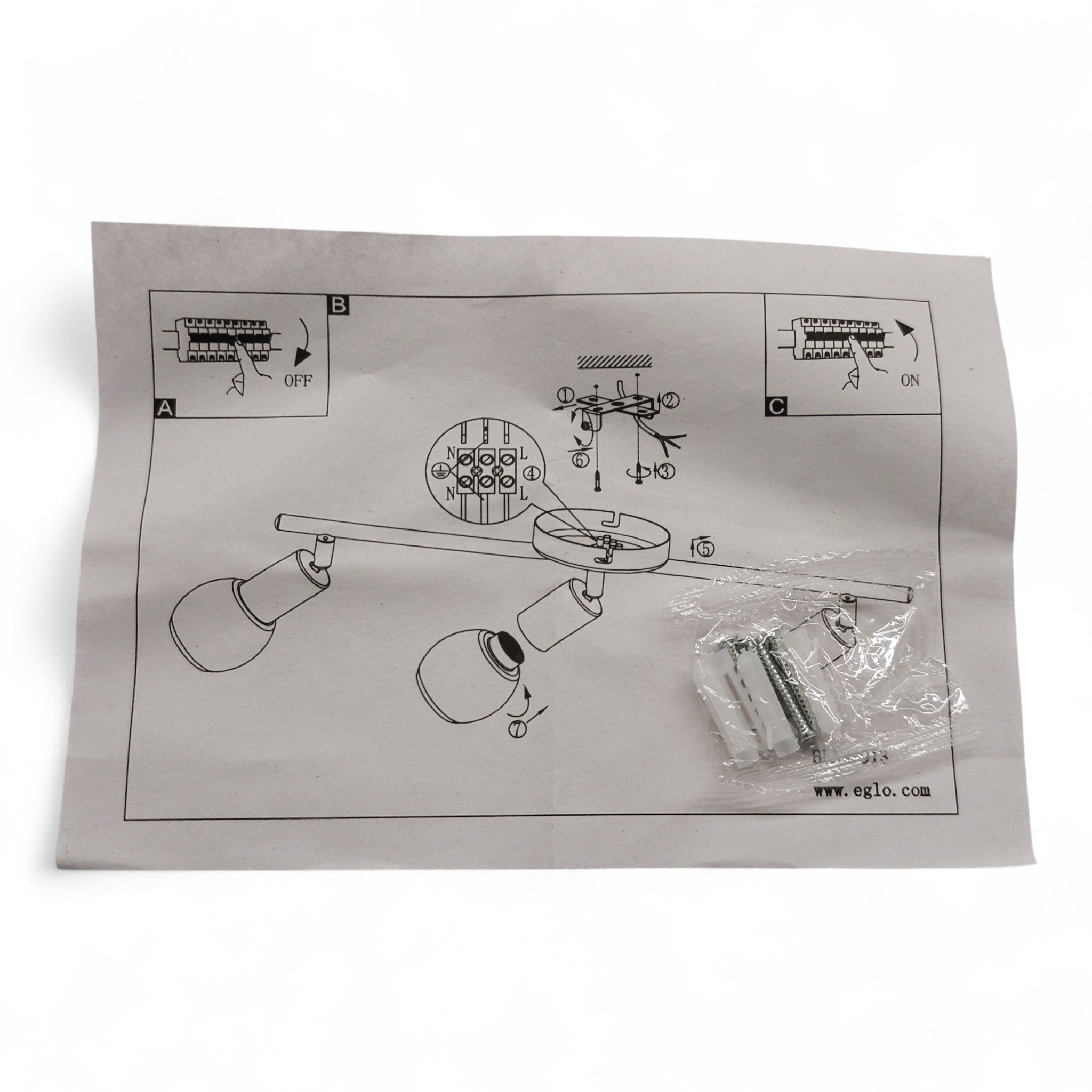 Eglo Vedra 1 LED Deckenlampe / 380 Lumen / Warmweiß / Neu!