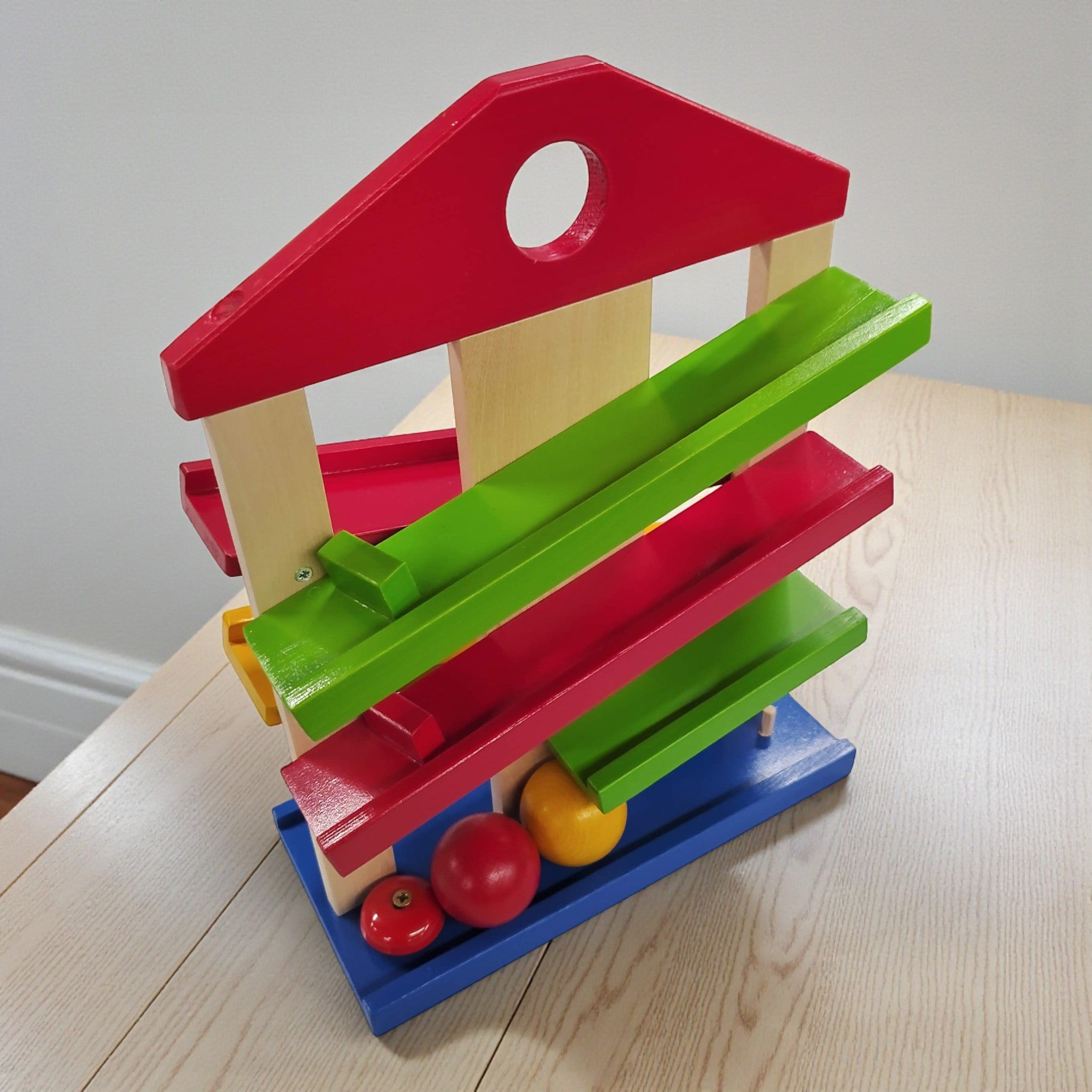 Eichhorn Kugelbahn Rollbahn-Haus, 4-teilig // B Ware