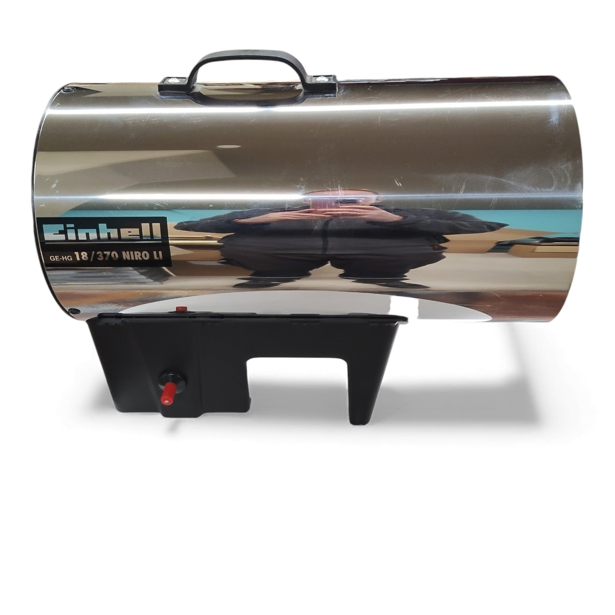 Einhell Heizkanone Heissluft Generator GE-HG 18/370 Niro Li-Solo / 1x benutzt // B Ware