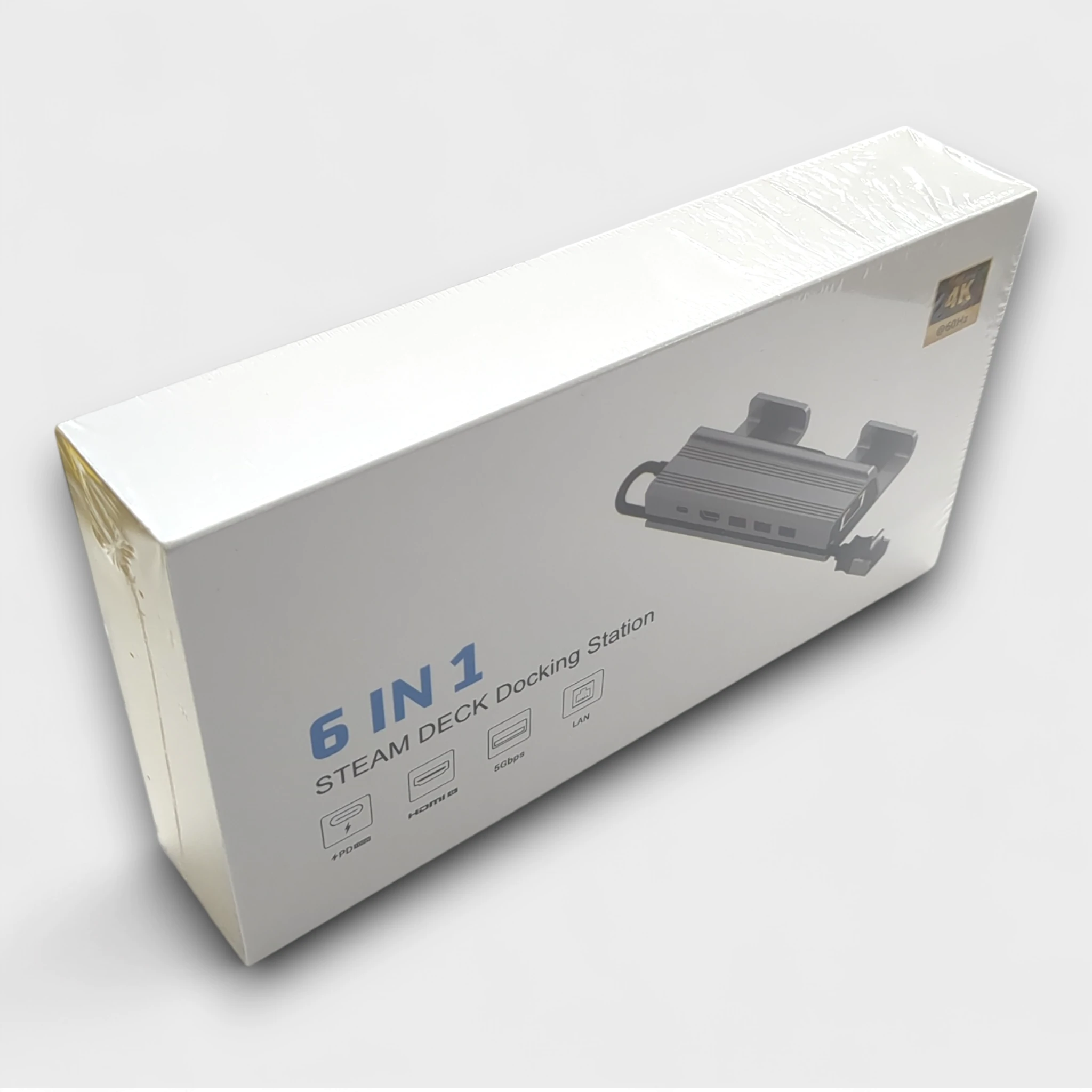 YH Steam Deck Dockingstation 6 in 1 / USB 3.0 + HDMI, Gigabit // Neu