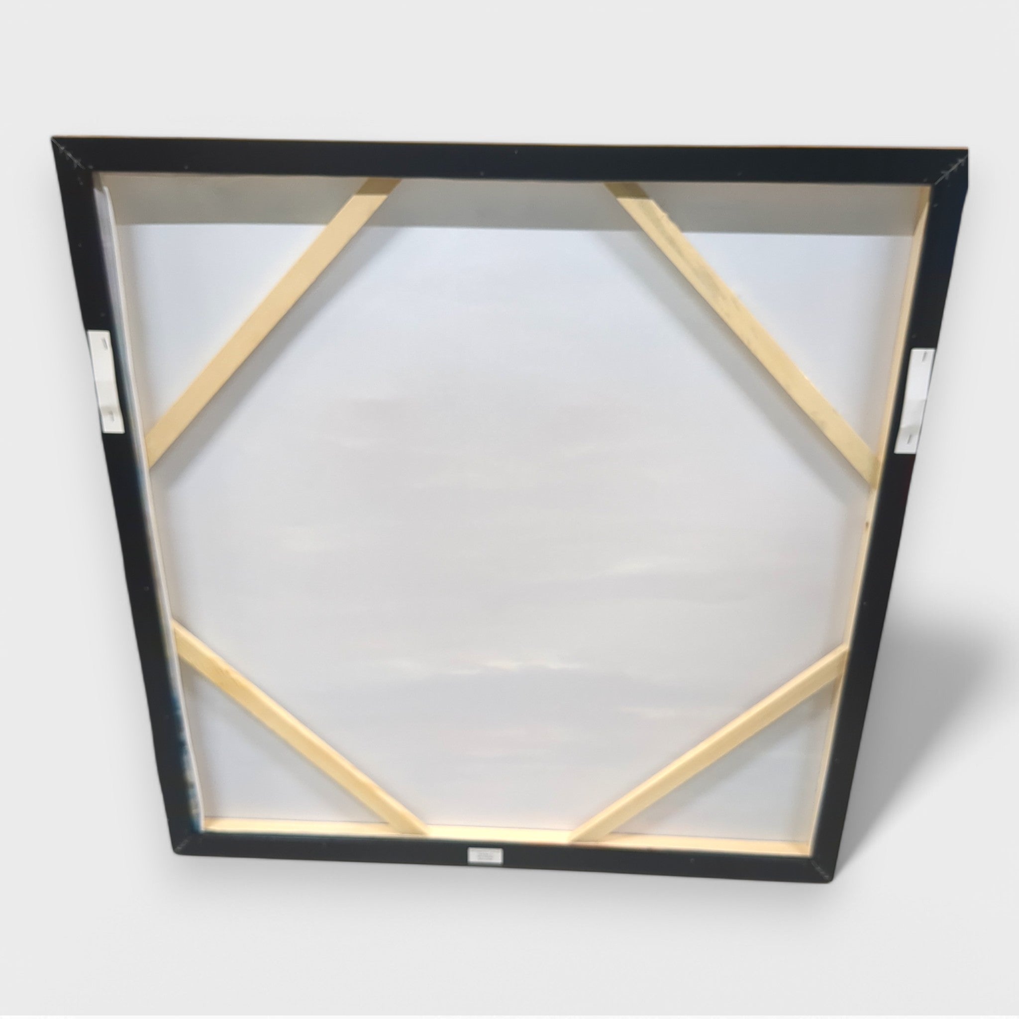 ABELLA Arte Gemälde auf Leinwand Aquarell - Optik Holzrahmen 80x80cm // Neuware bei Retourify e. K.