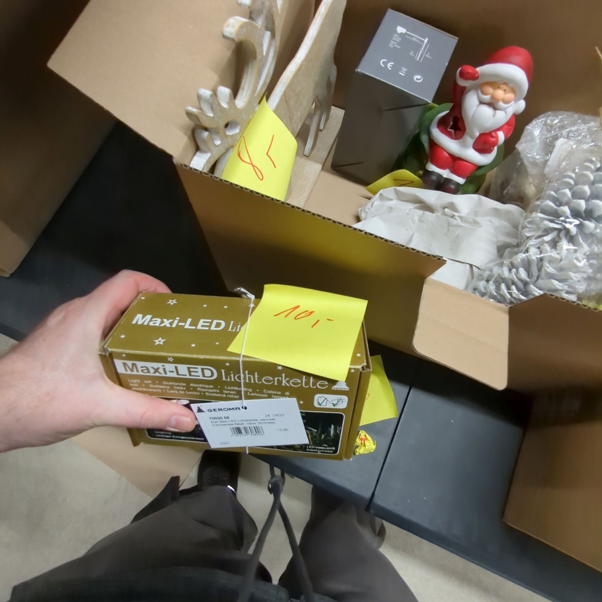 B Ware Weihnachsdeko Mysterybox Mischboxen Set 10 € bis 69 € Sets // Neuware und sehr gute B Ware! bei Retourify e. K.