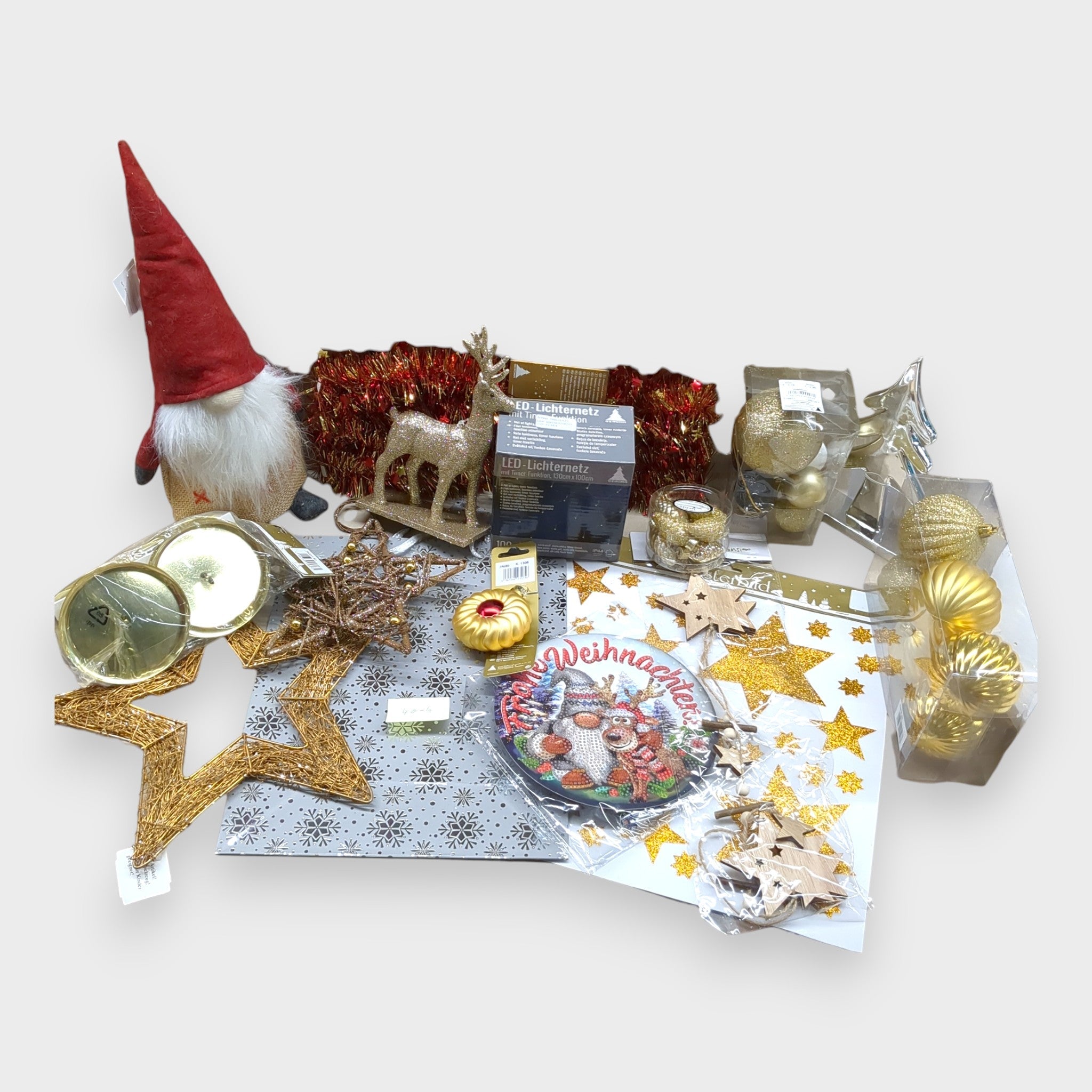 B Ware Weihnachtsdeko Fertigsets Mischboxen für 40 Euro // Neuware und sehr gute B Ware! // versandfrei! bei Retourify e. K.