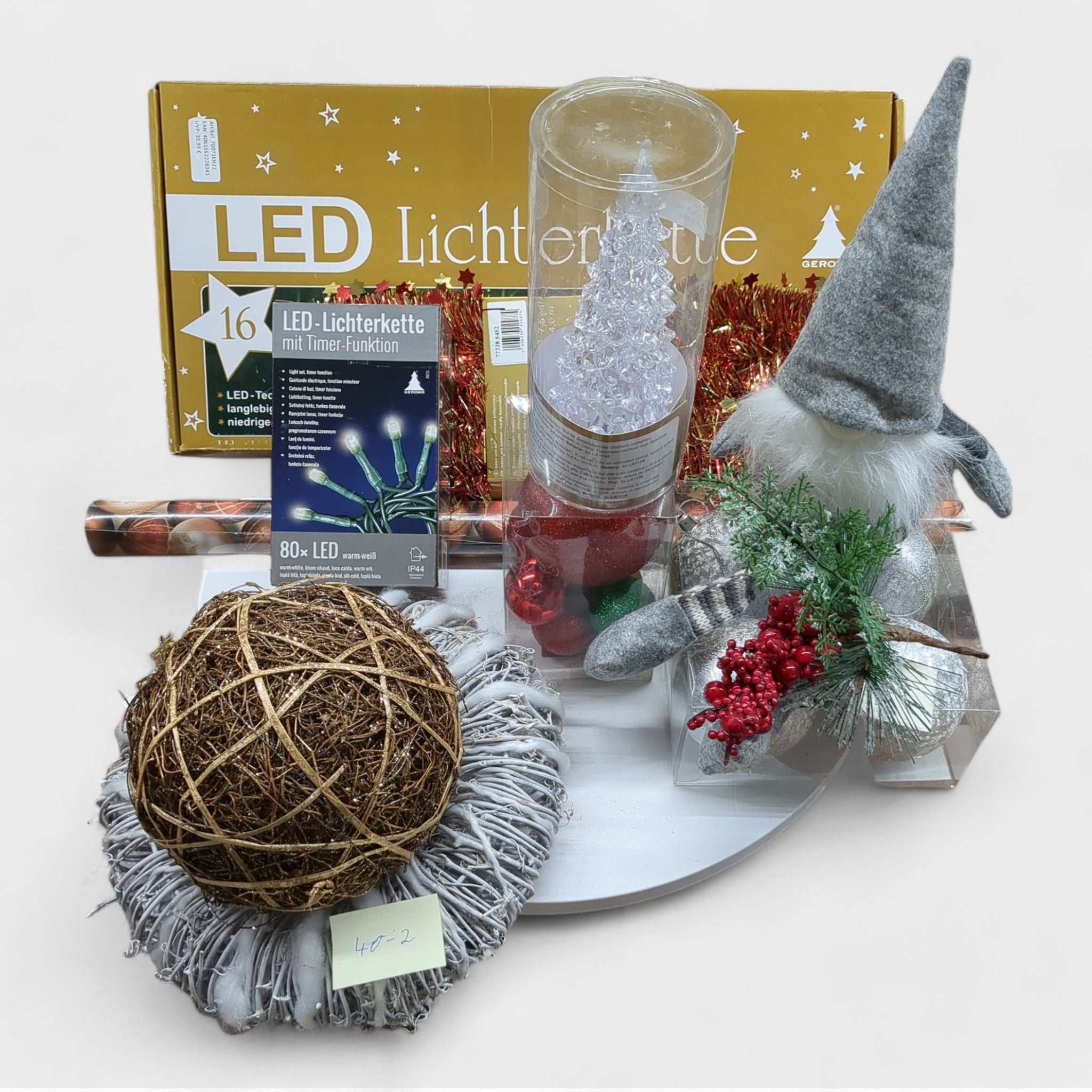 B Ware Weihnachtsdeko Fertigsets Mischboxen für 40 Euro // Neuware und sehr gute B Ware! // versandfrei! bei Retourify e. K.