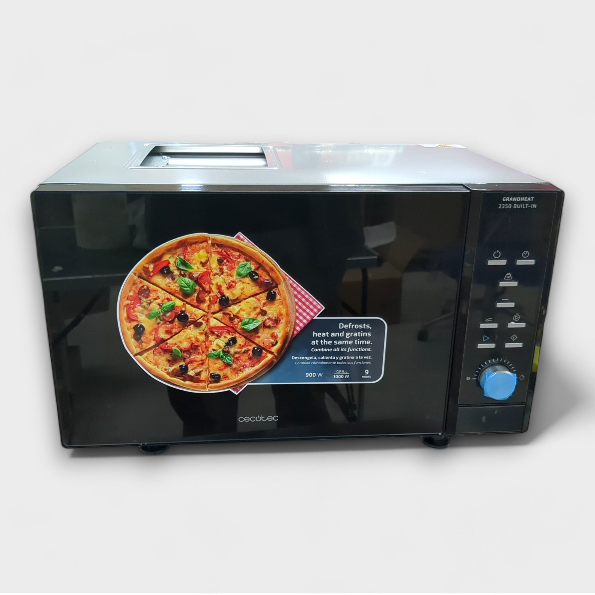 Cecotec Grandheat 2350 Built - In Black Einbaumikrowelle // B Ware bei Retourify e. K.