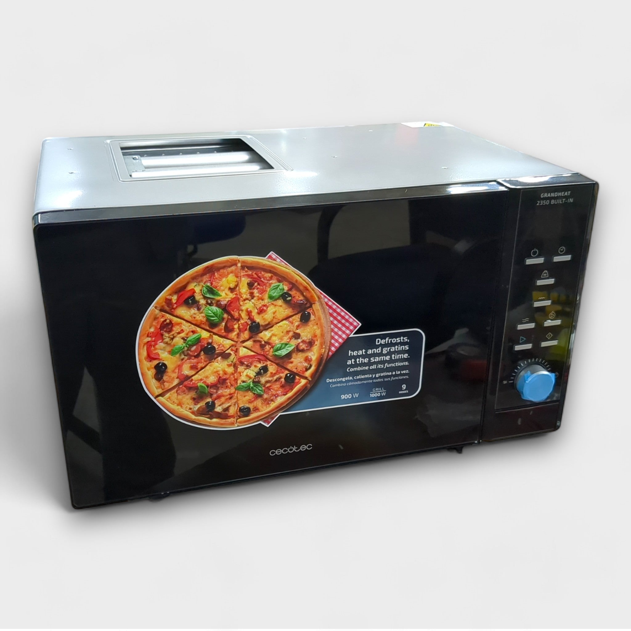 Cecotec Grandheat 2350 Built - In Black Einbaumikrowelle // B Ware bei Retourify e. K.