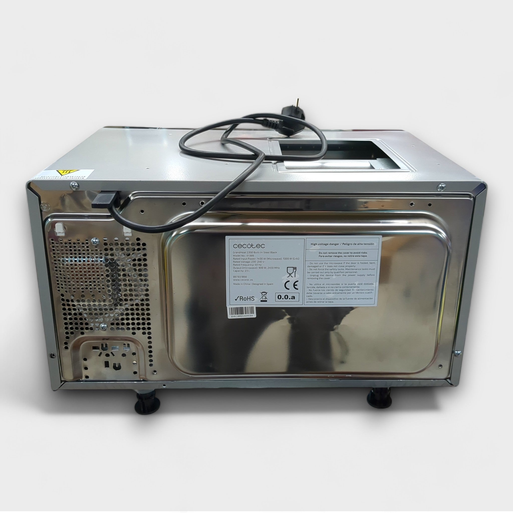 Cecotec Grandheat 2350 Built - In Black Einbaumikrowelle // B Ware bei Retourify e. K.