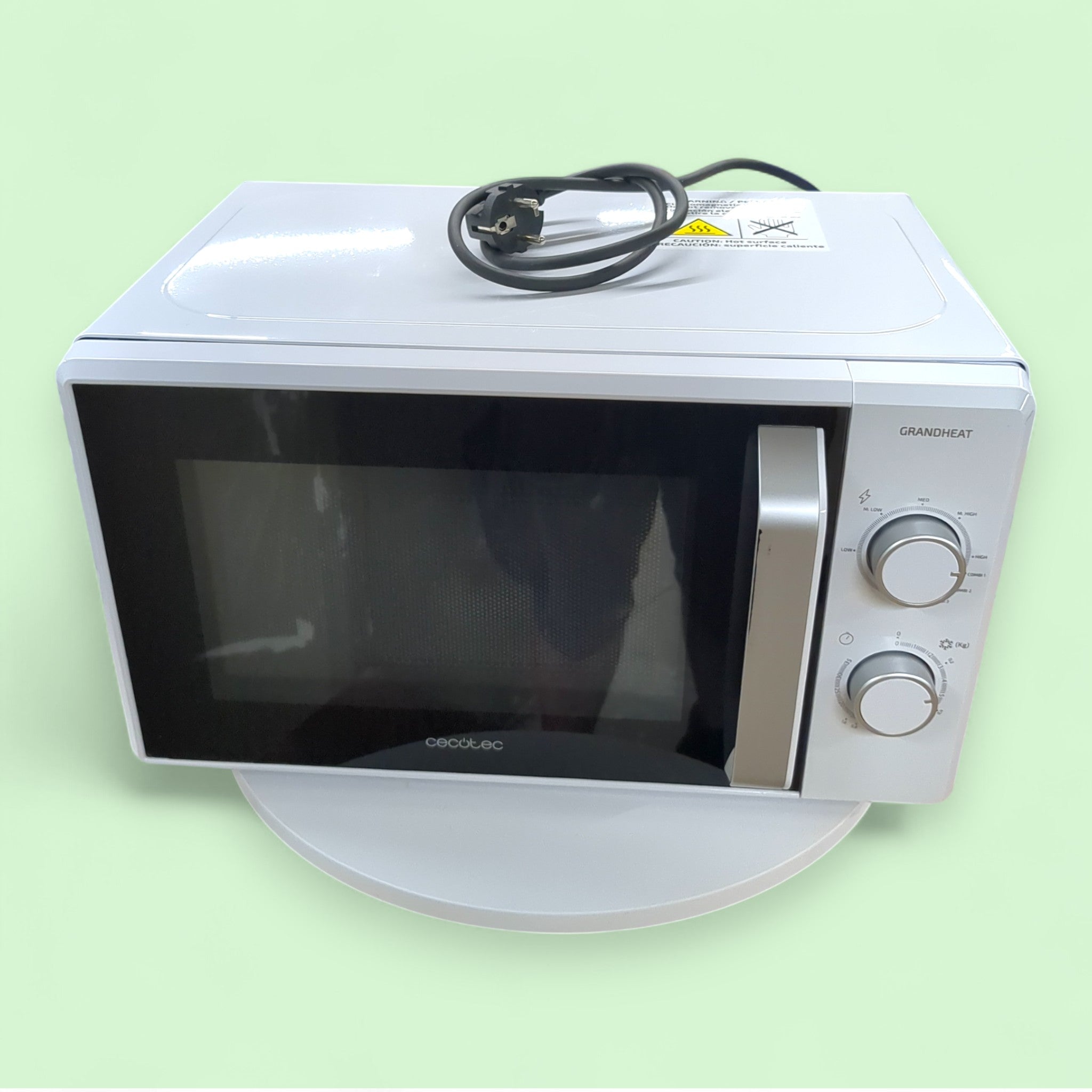 Cecotec Grandheat 3110 Mikrowelle / 700+1000 Watt / 20 Liter // Defekt Teileträger Ersatzteile bei Retourify e. K.