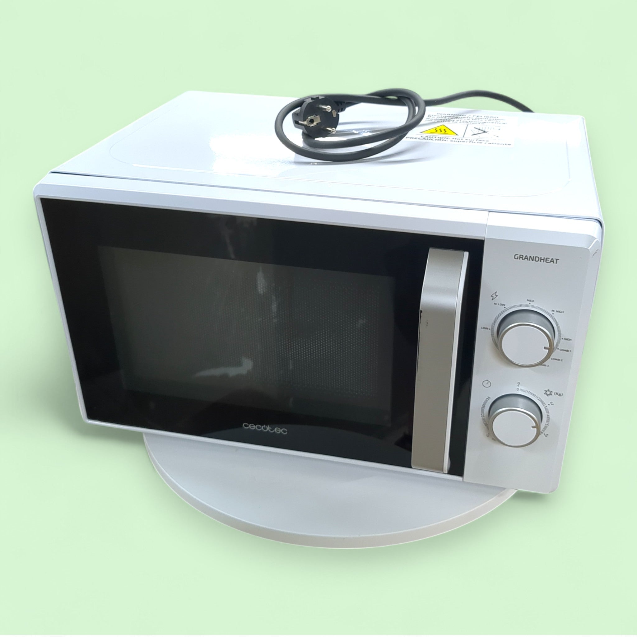 Cecotec Grandheat 3110 Mikrowelle / 700+1000 Watt / 20 Liter // Defekt Teileträger Ersatzteile bei Retourify e. K.