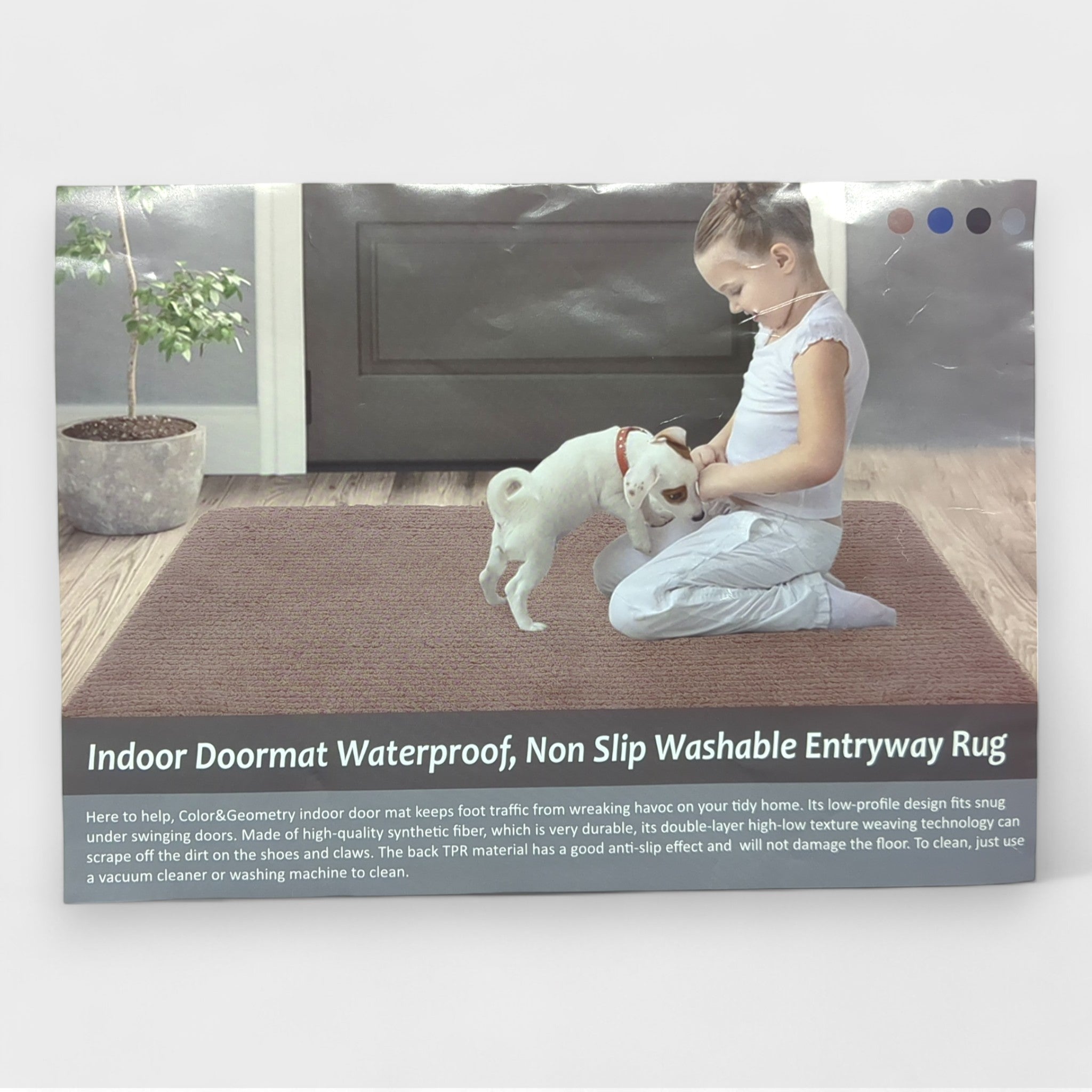 Color & Geometry Schmutzfangteppich Indoormatte / waschbar // B Ware bei Retourify e. K.