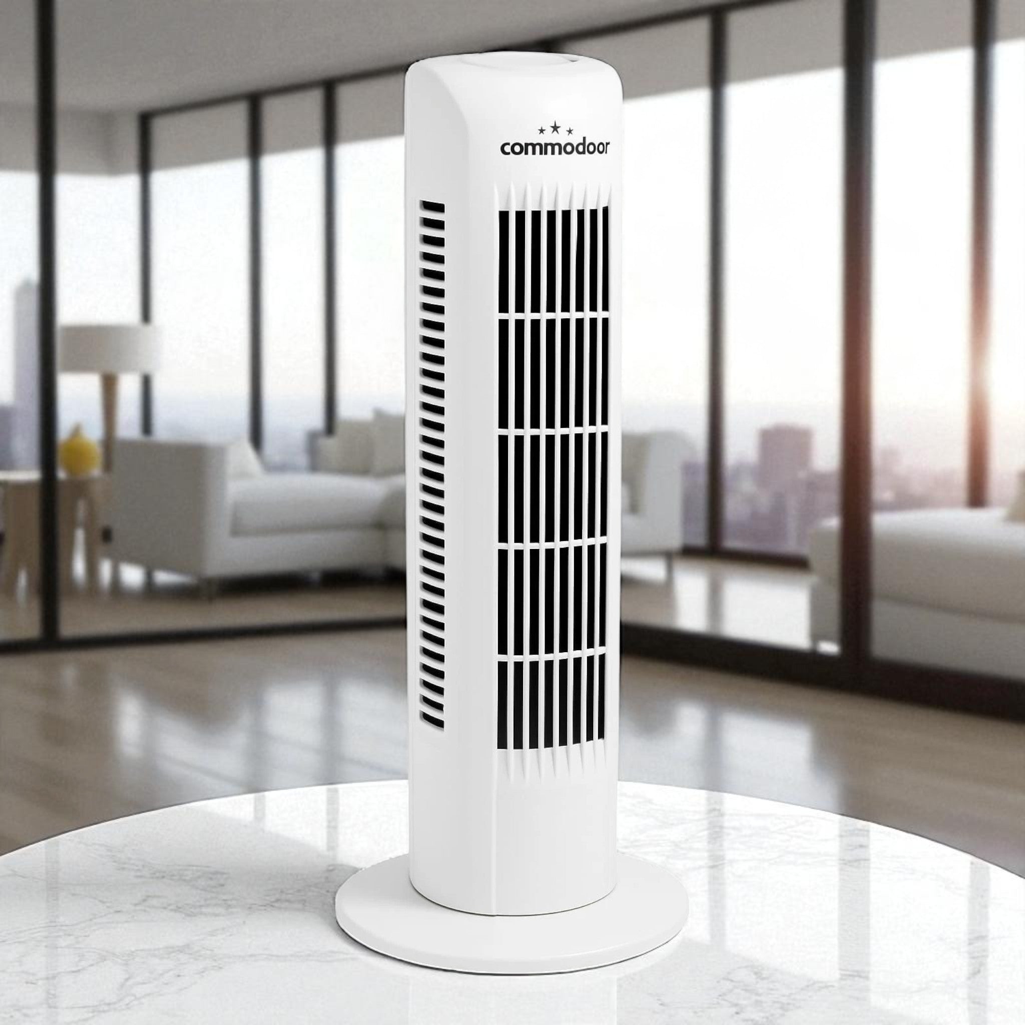 Commodor Turmlüfter Turmventilator 78 cm / 3 Geschwindigkeitsstufen / TÜV Rheinland GS geprüft// Neuware