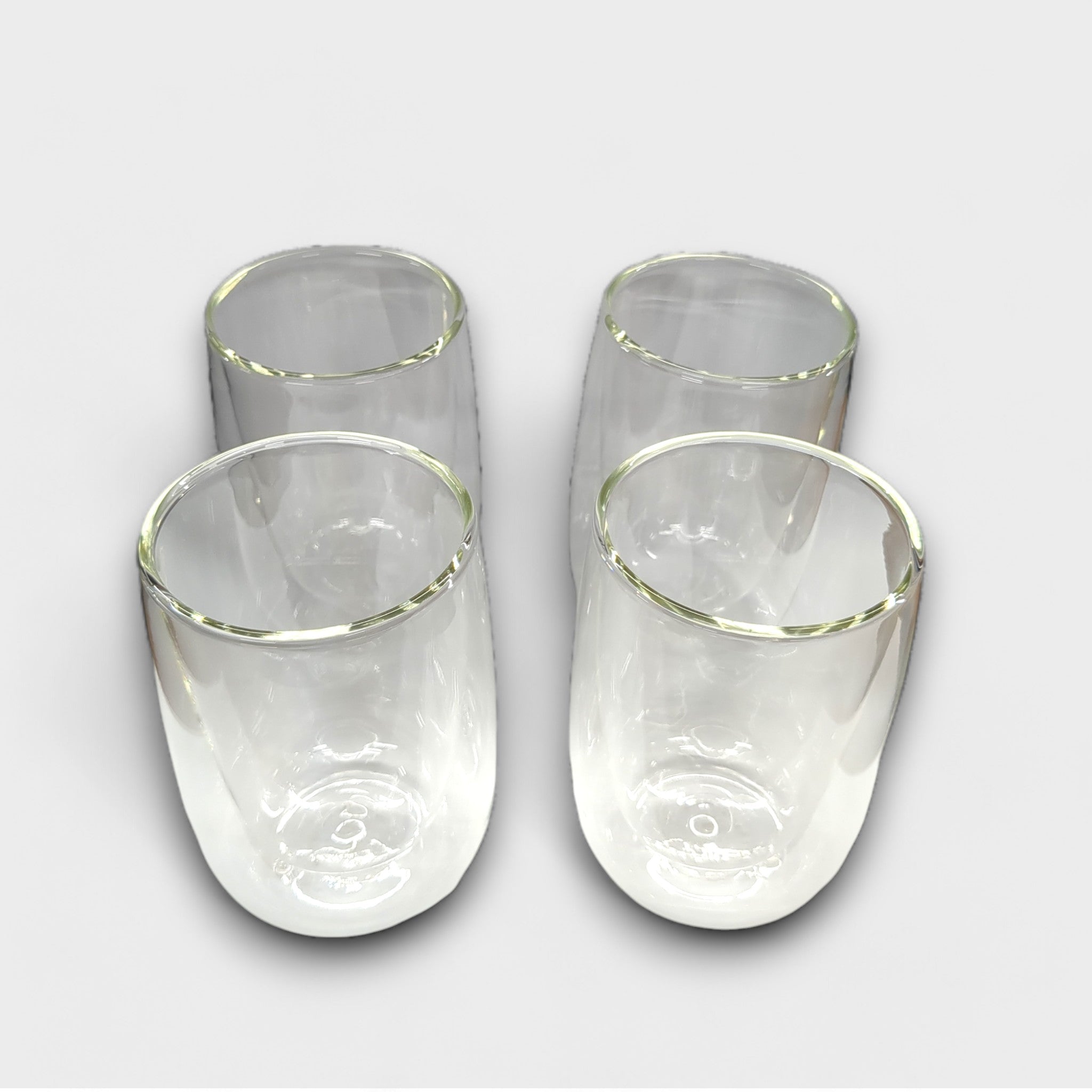 Cosumy Doppelwandiges Gläserset / 4x 250 ml / Borosilikatglas // Neuware bei Retourify e. K.