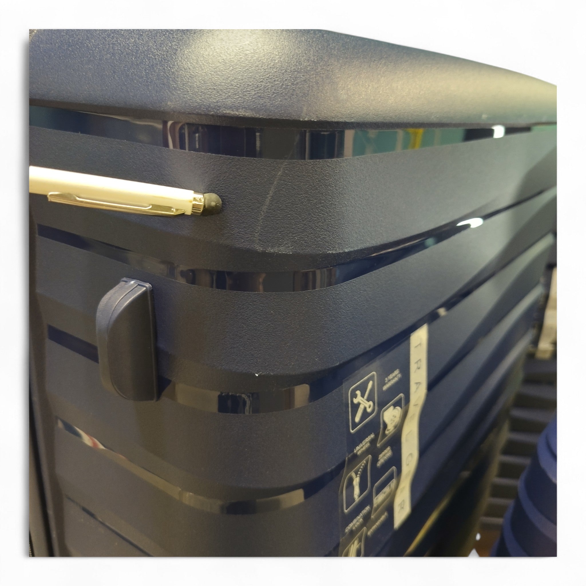 DMS Germany 7 - tlg. Trolley Hartschalenkofferset RK - 3800DB, Dunkelblau / TOP B - Ware bei Retourify e. K.