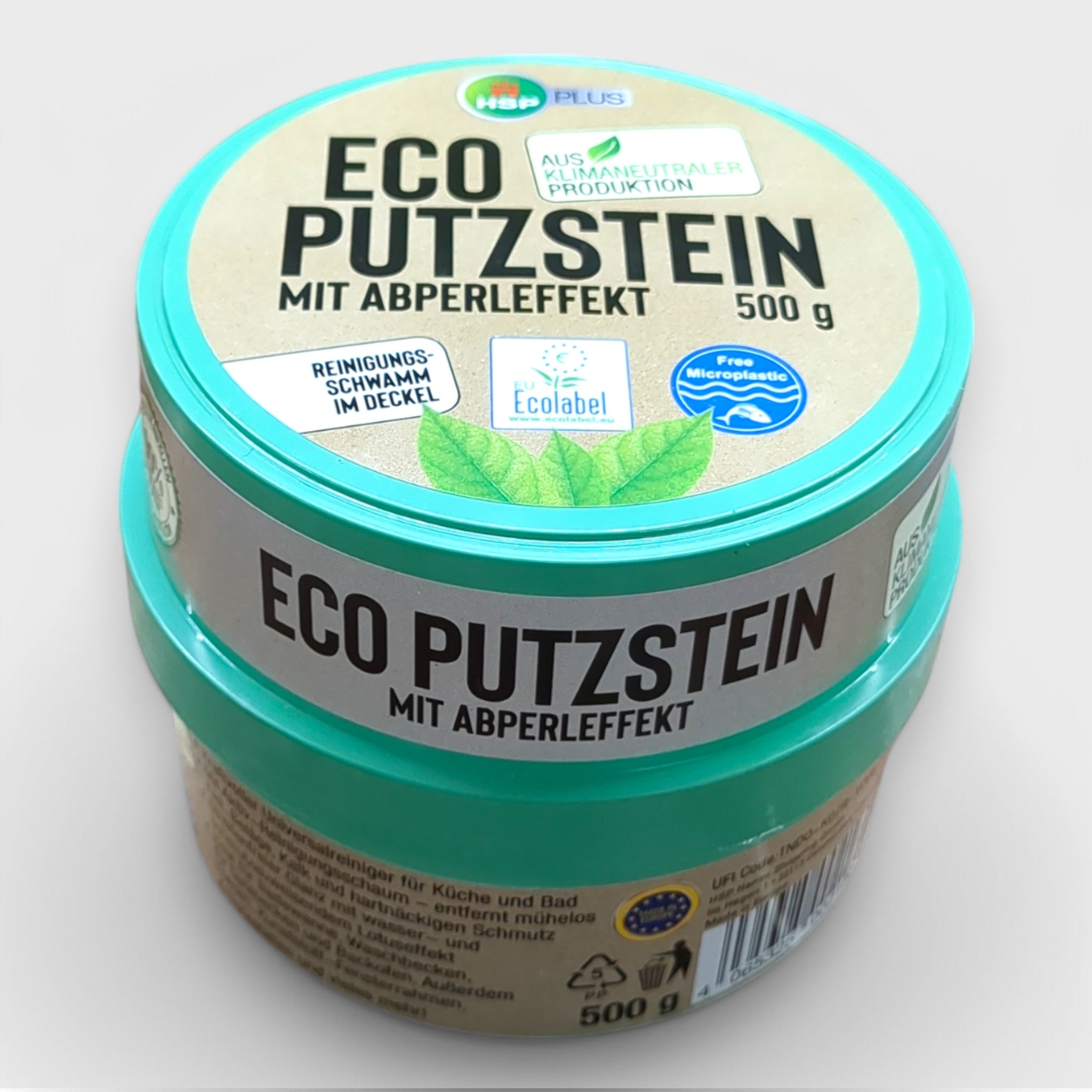 Eco Putzstein von HSP Plus / für verschiedenste Oberflächen / klimaneutral produziert // Neuware bei Retourify e. K.