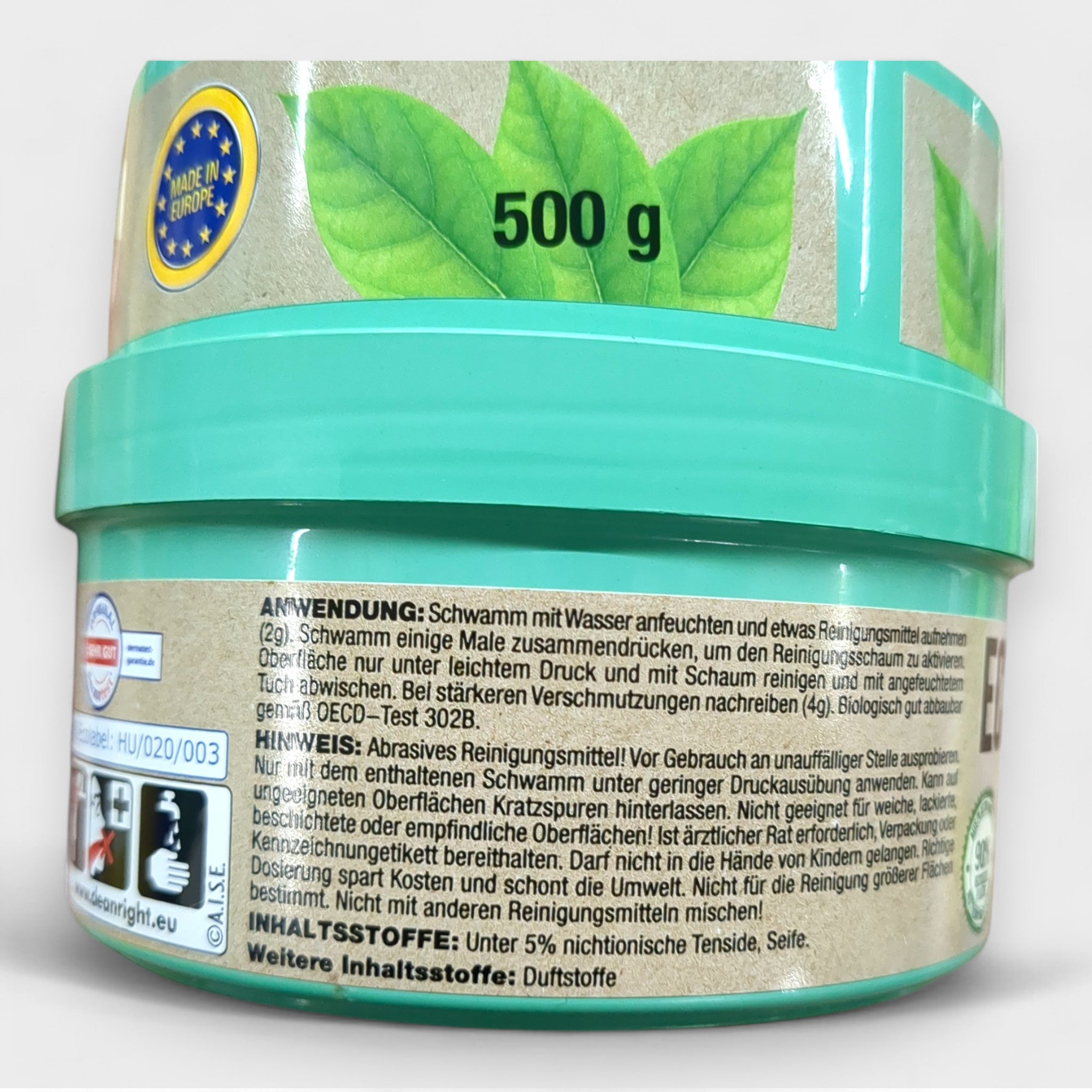 Eco Putzstein von HSP Plus / für verschiedenste Oberflächen / klimaneutral produziert // Neuware bei Retourify e. K.