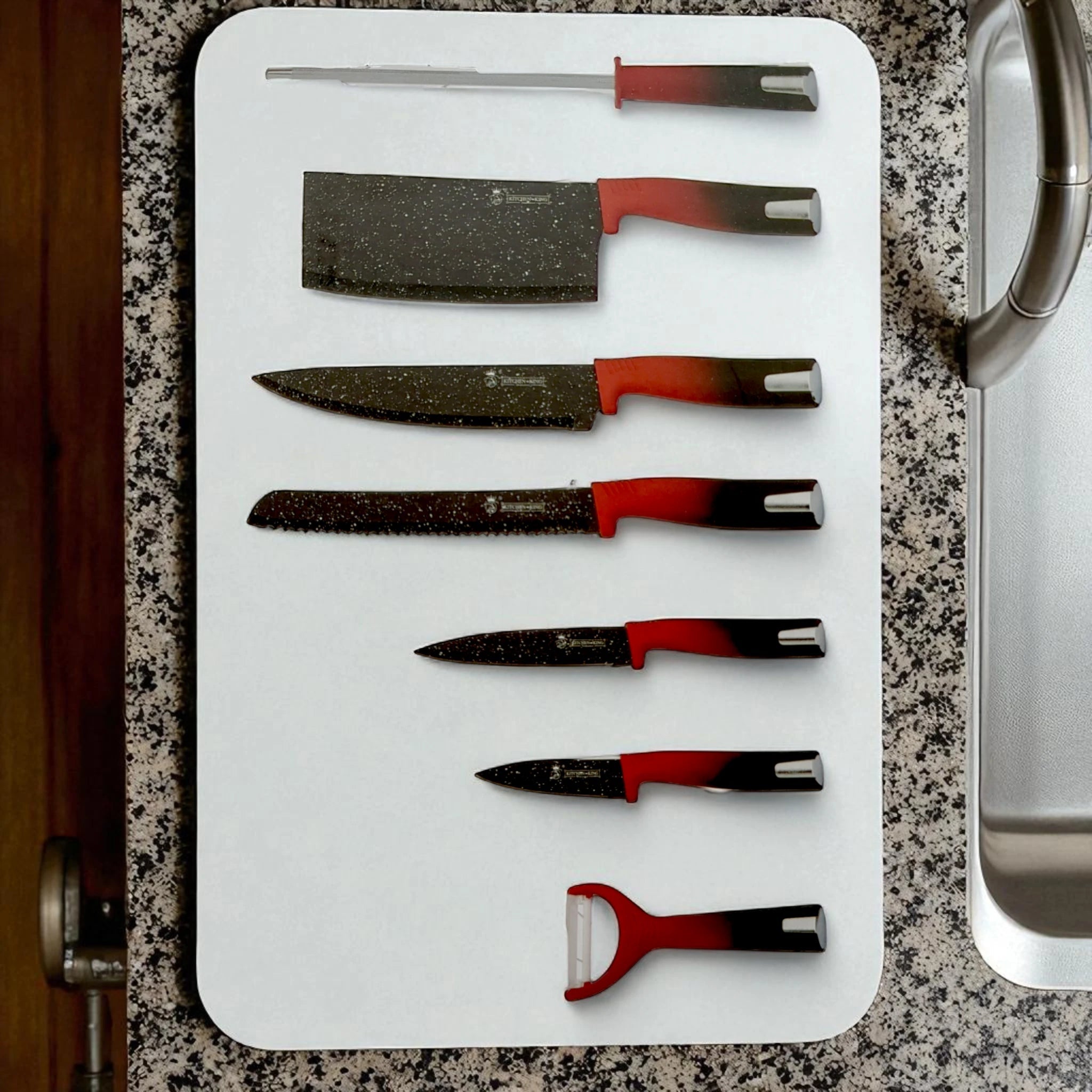 Kitchen King Professional Messerset - 8 - teilig - versch. Ausführungen / Neu bei Retourify e. K.
