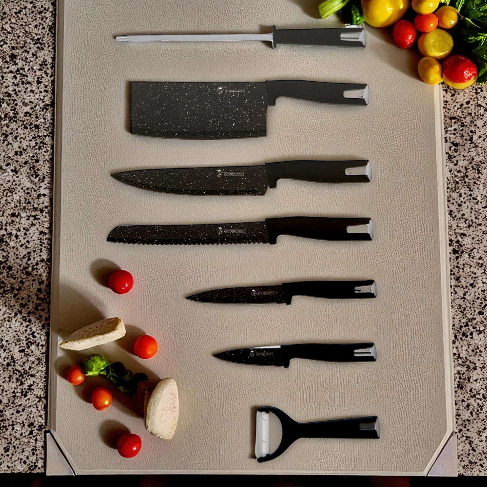 Kitchen King Professional Messerset - 8 - teilig - versch. Ausführungen / Neu bei Retourify e. K.