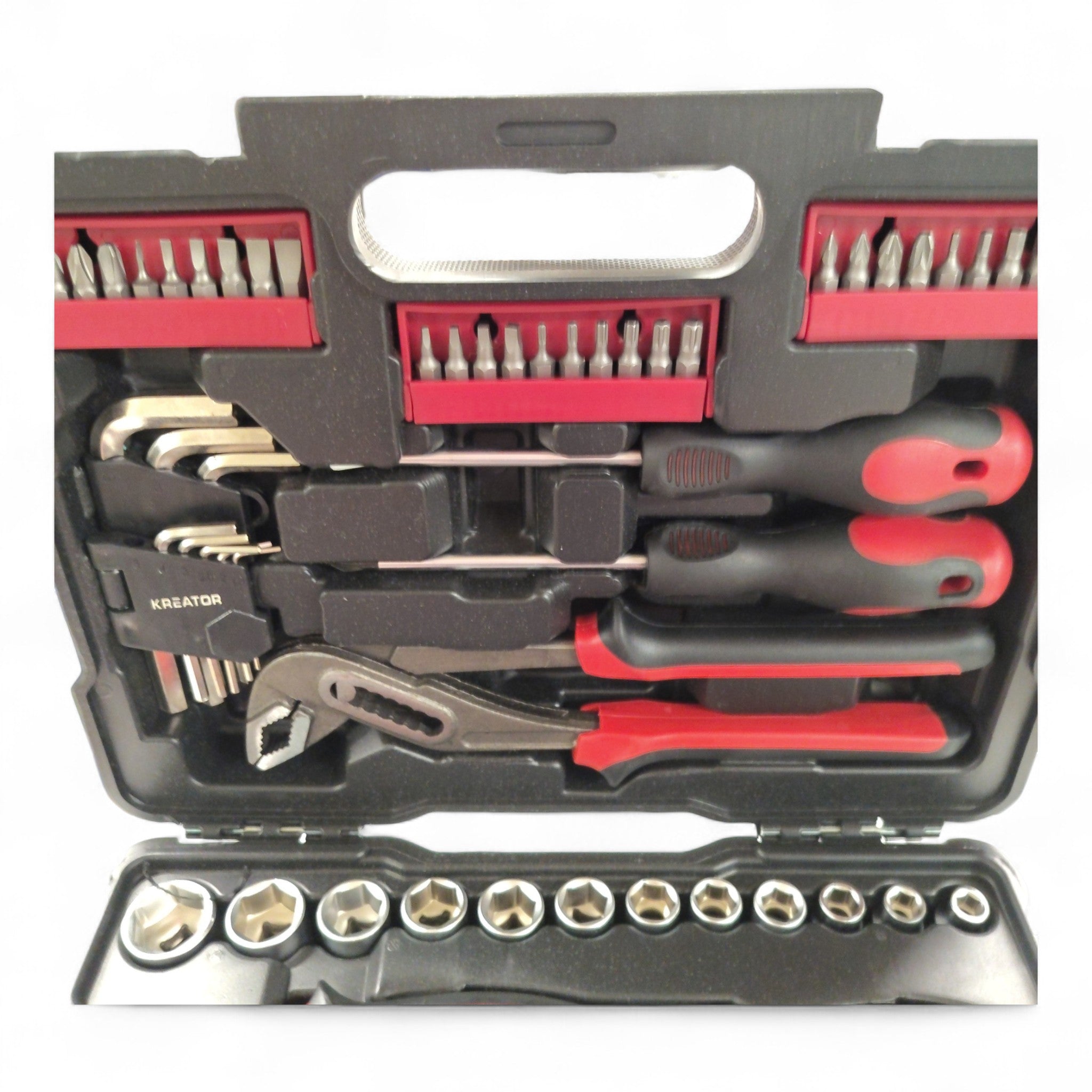 KREATOR 61 - teiliges Werkzeugset im Koffer / kompakter Koffer // Neuware! bei Retourify e. K.