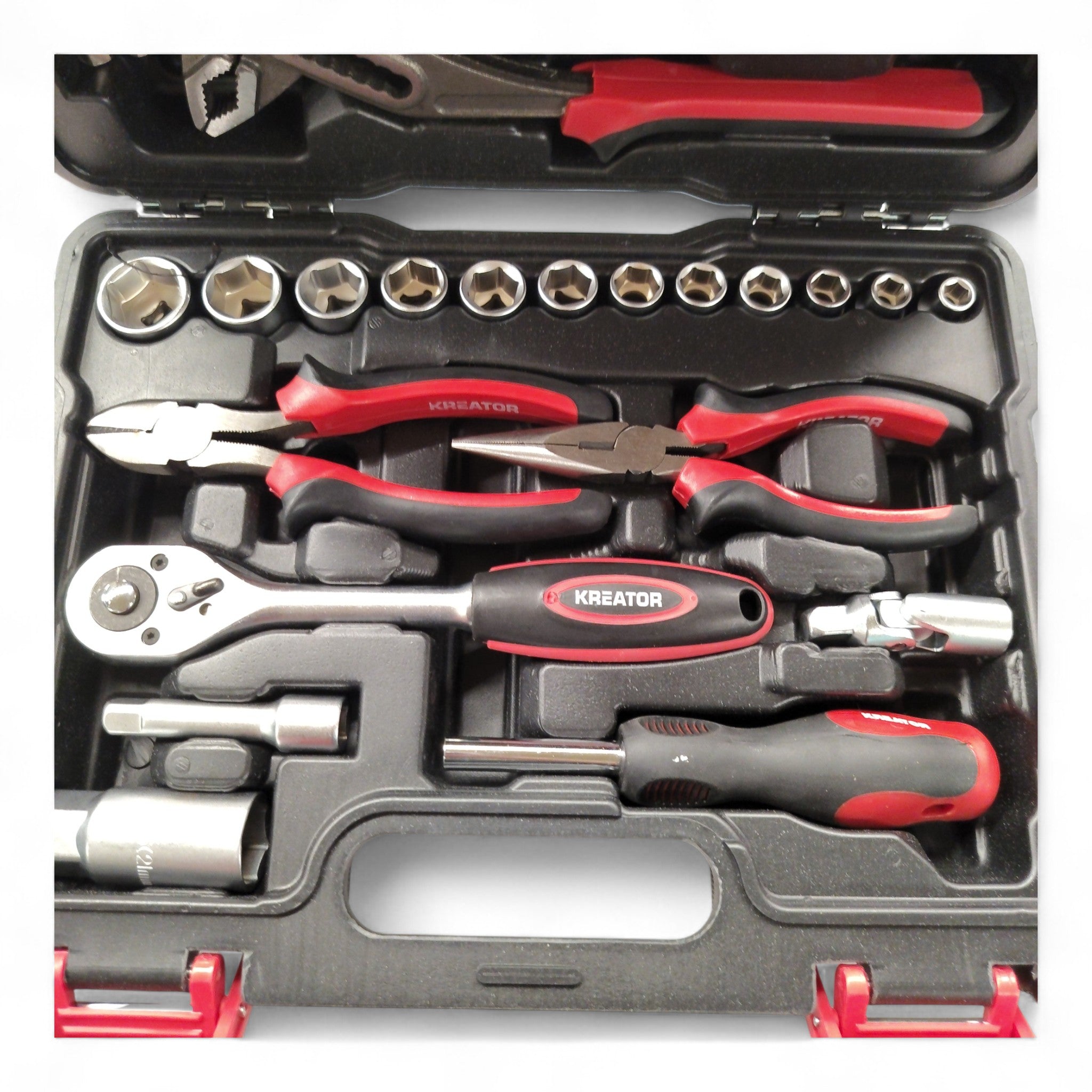 KREATOR 61 - teiliges Werkzeugset im Koffer / kompakter Koffer // Neuware! bei Retourify e. K.