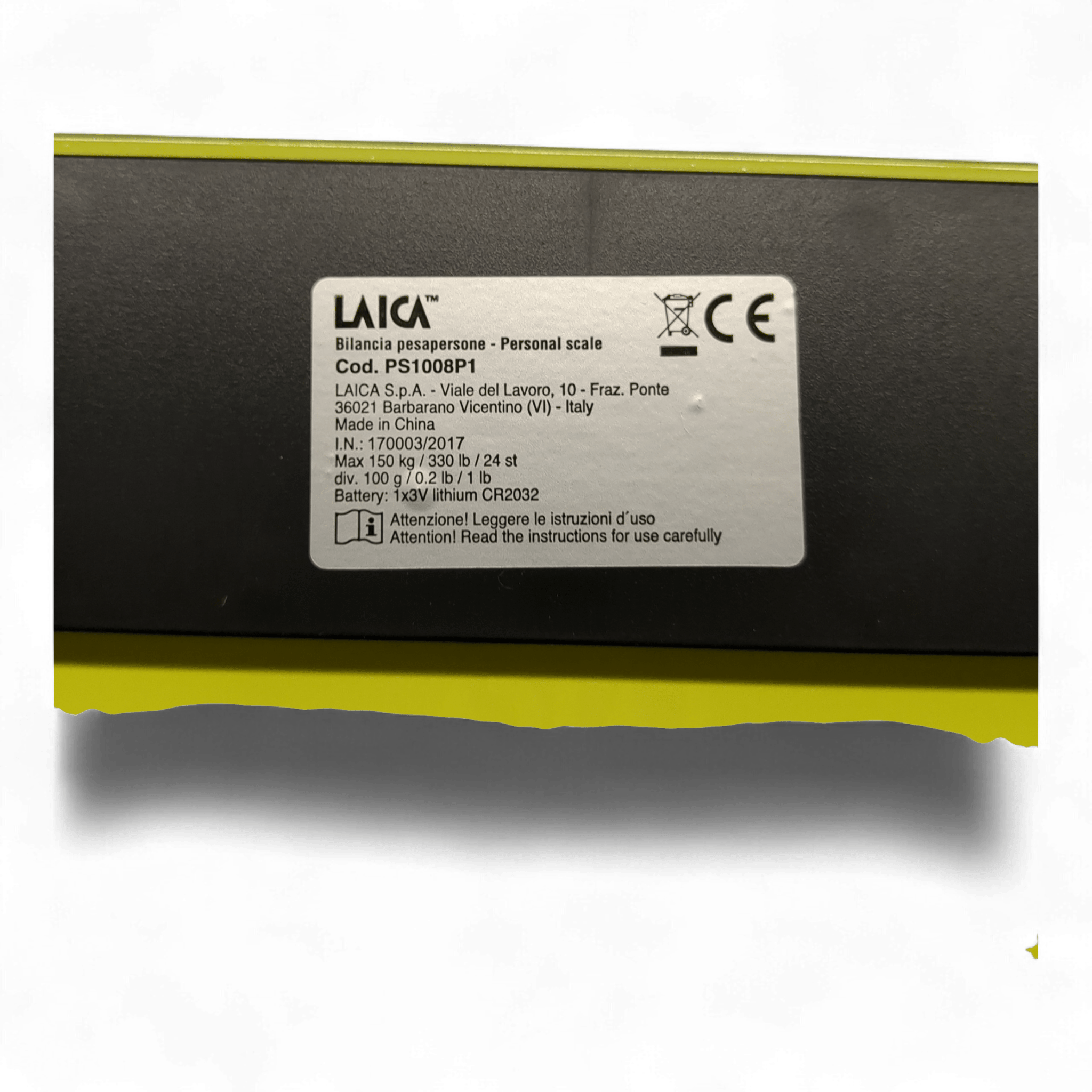 Laica PS1008 Digitale Personenwaage / große Anzeige / bis 150 kg / Grün // B Ware bei Retourify e. K.