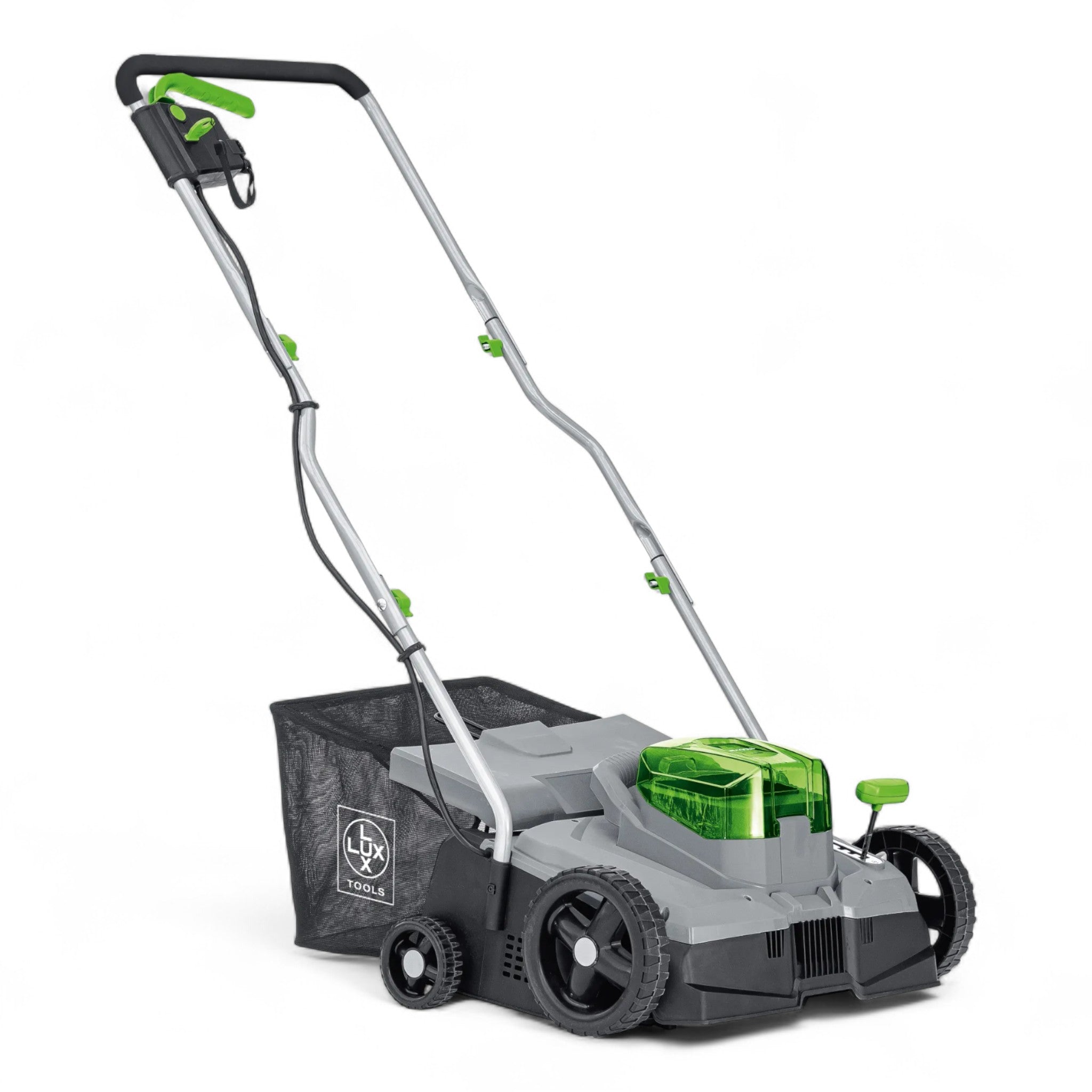 LUX Tools Akku-Vertikutierer A-VL-2x20/36, 36 cm Arbeitsbreite, 40 V Twin Power // B Ware
