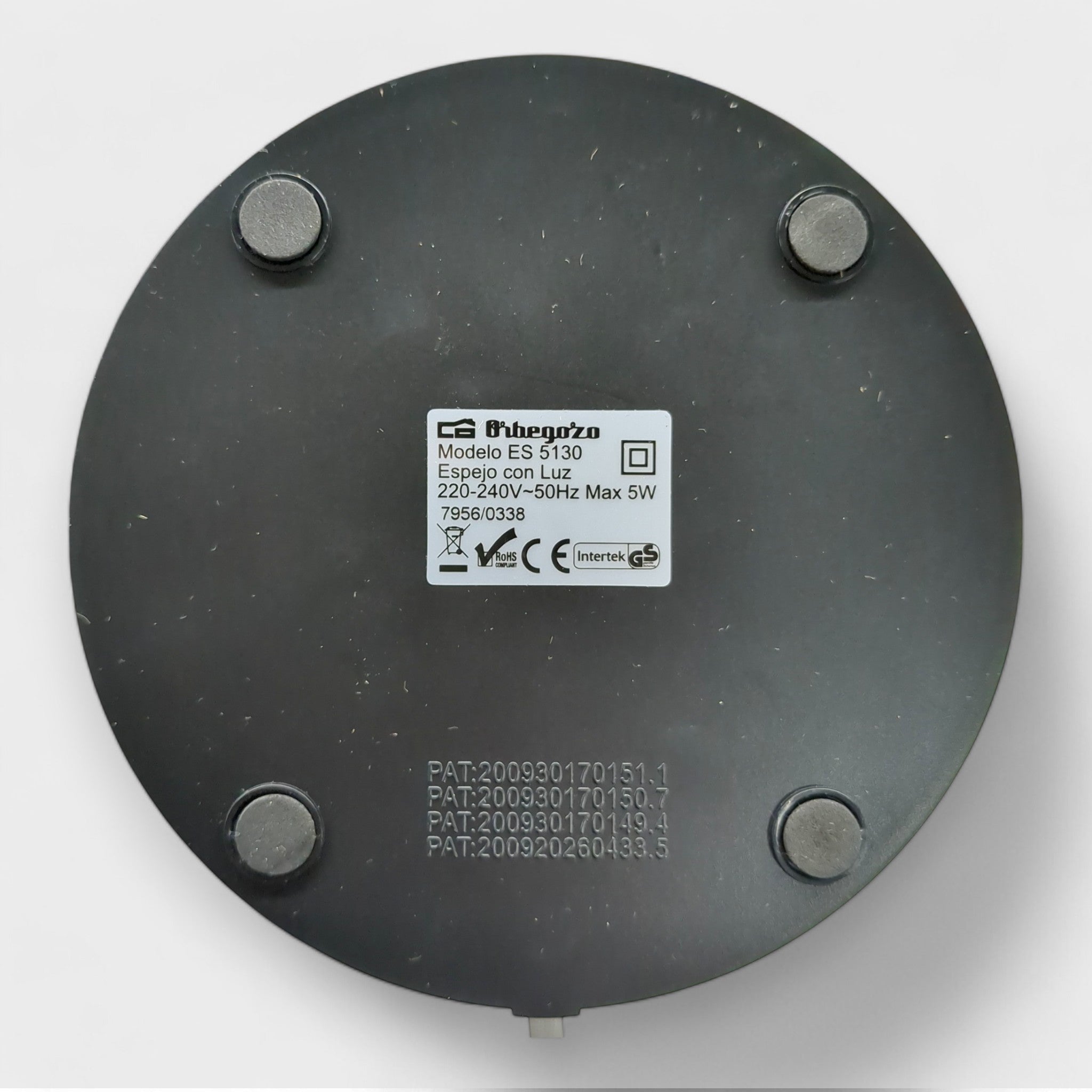 Orbegozo Schminkspiegel / normale und 5 - fache Vergößerung - LED Licht // Neuware bei Retourify e. K.