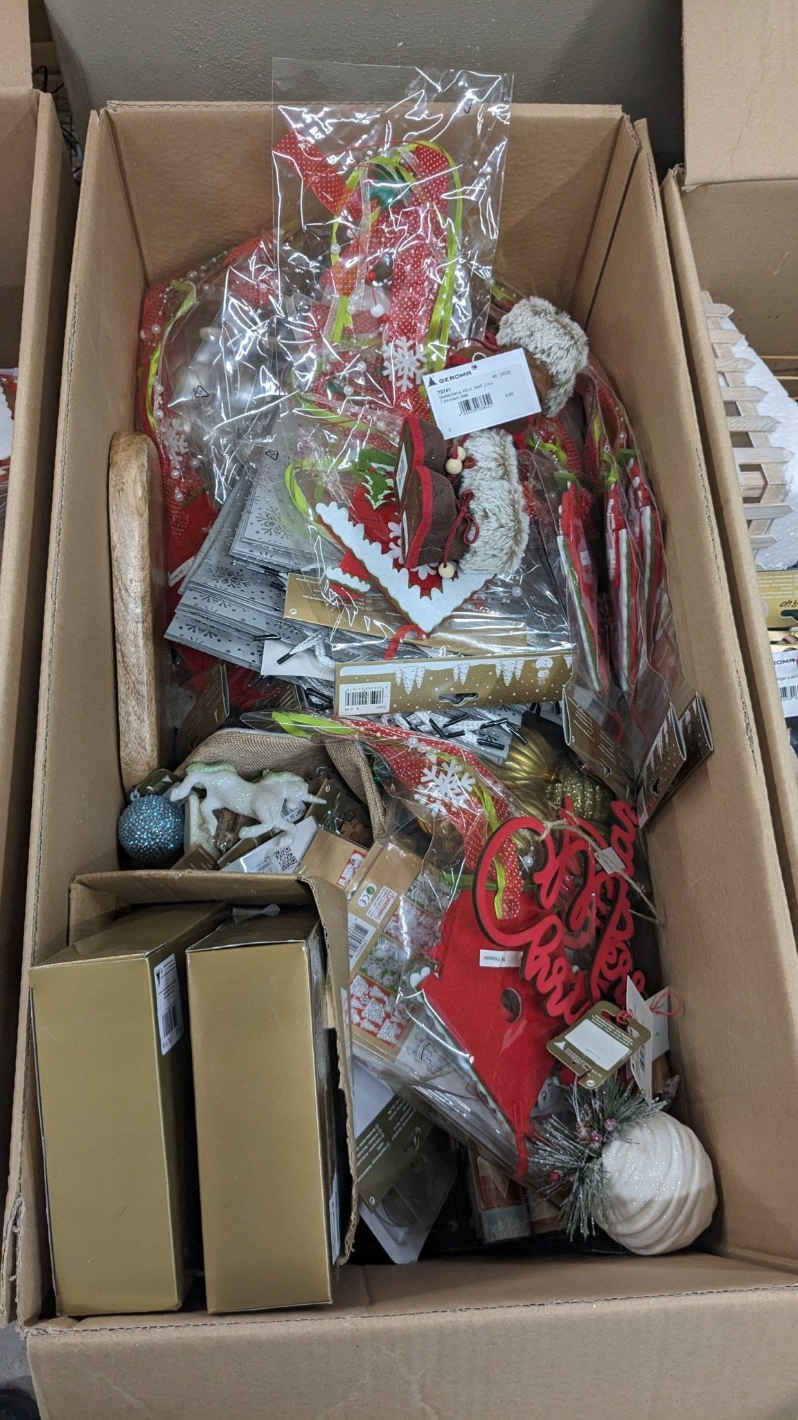 Posten Weihnachtdsekoration / Neuware + B - Ware gemischt gegen Preisvorschlag bei Retourify e. K.